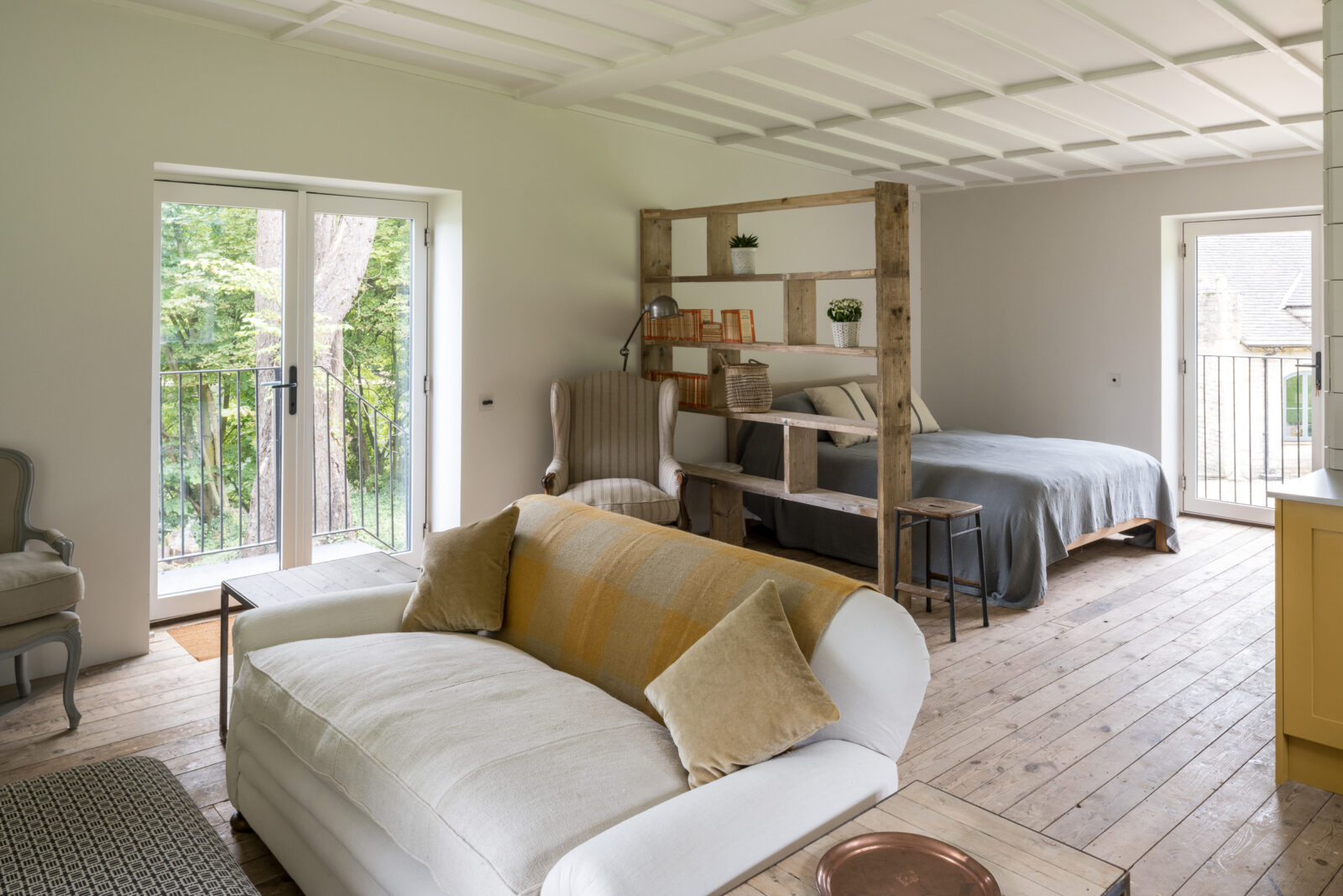 salon et chambre studio