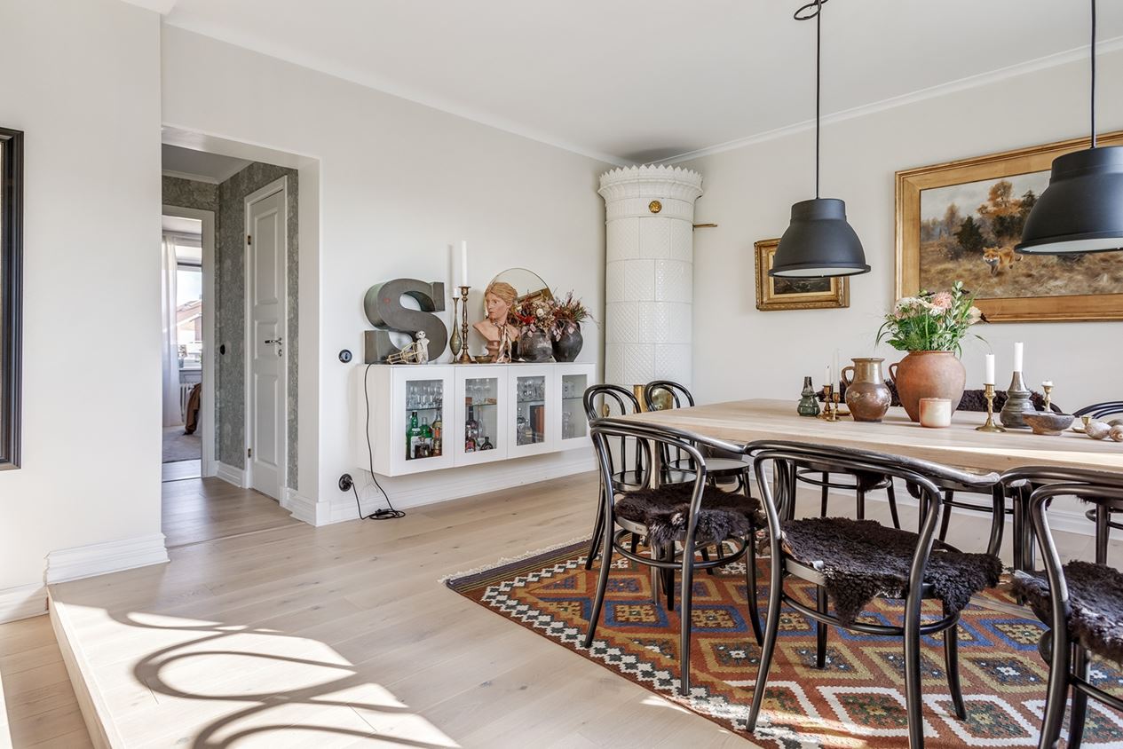salle à manger appartement décoration scandinave