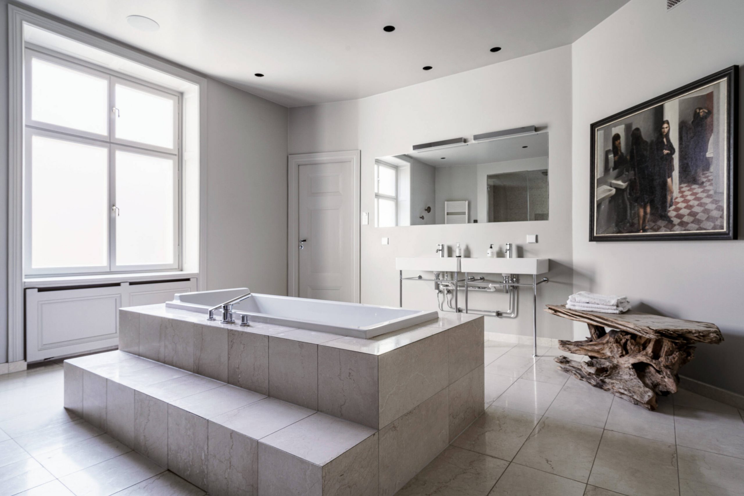 salle de bain vintage