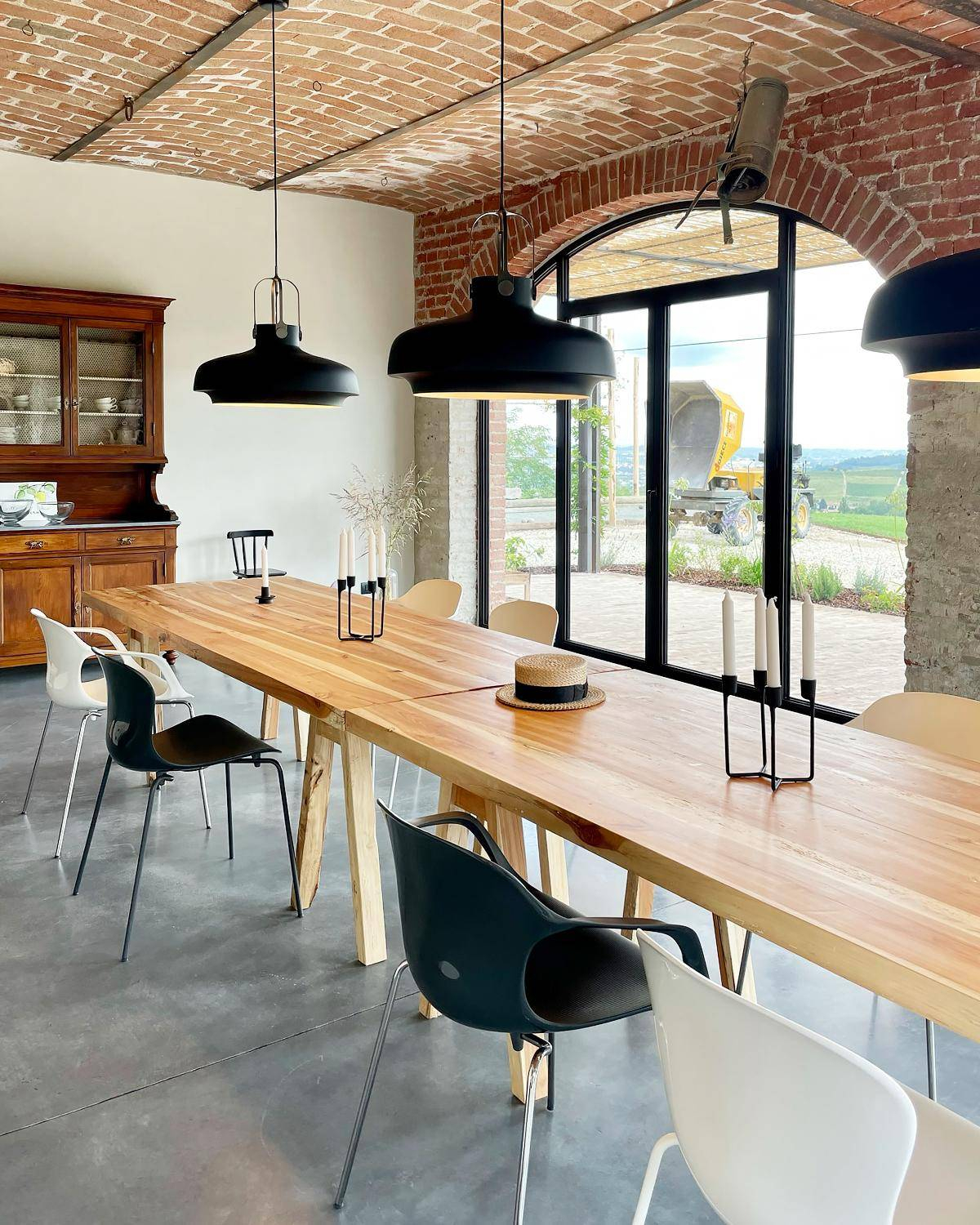 salle à manger décoration design maison rénovée avec piscine salle à manger décoration design maison rénovée avec piscine
