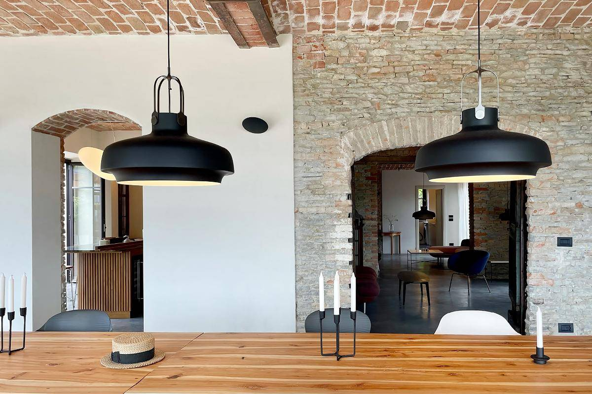 salle à manger décoration design maison rénovée avec piscine salle à manger décoration design maison rénovée avec piscine