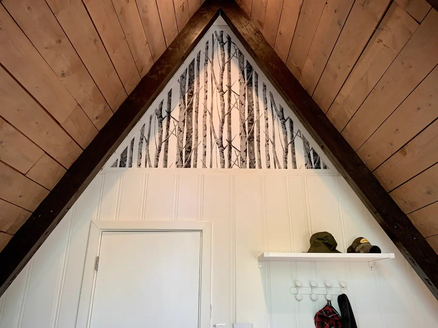 chambre sous combles maison en bois
