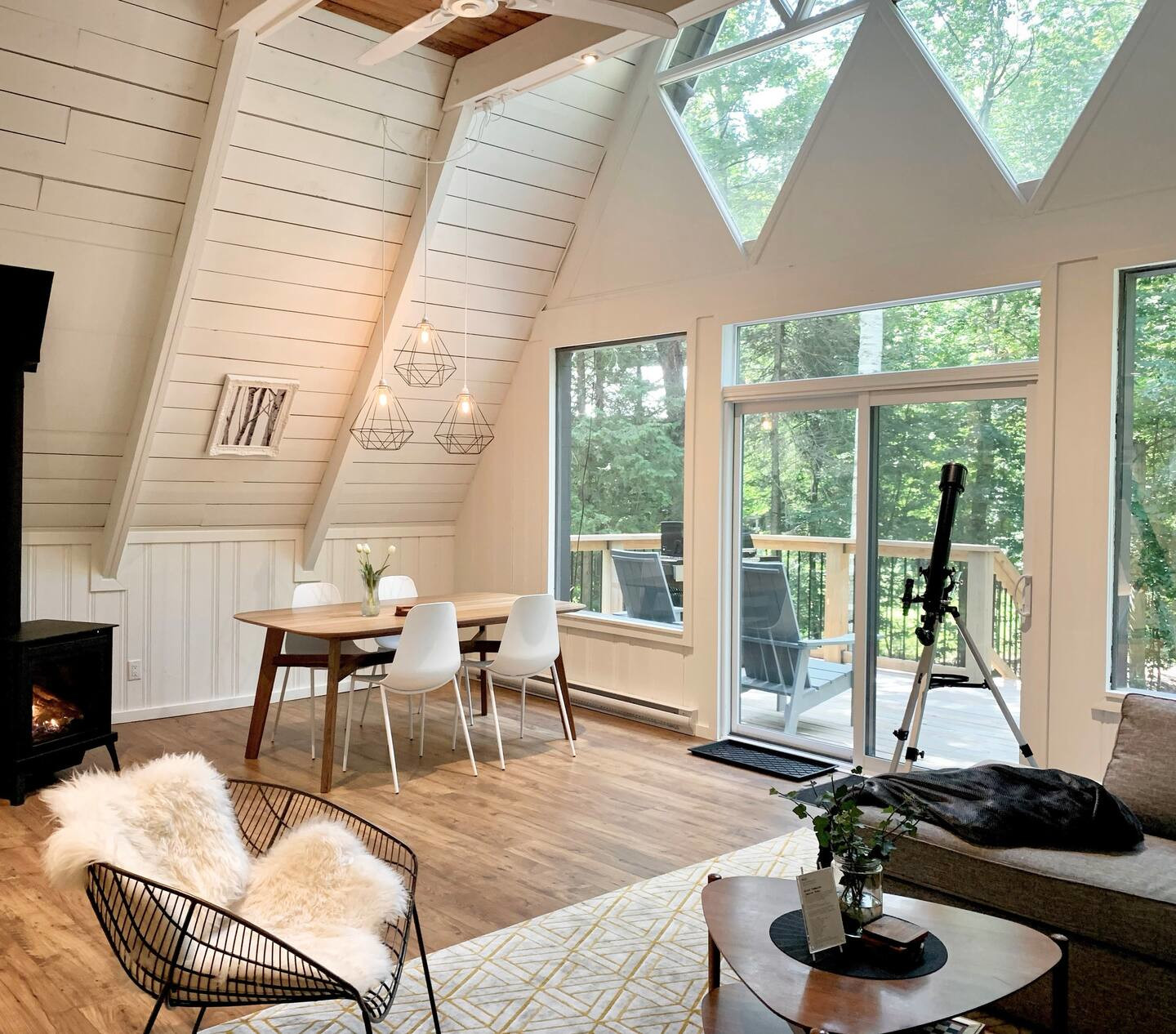 salon maison A Frame