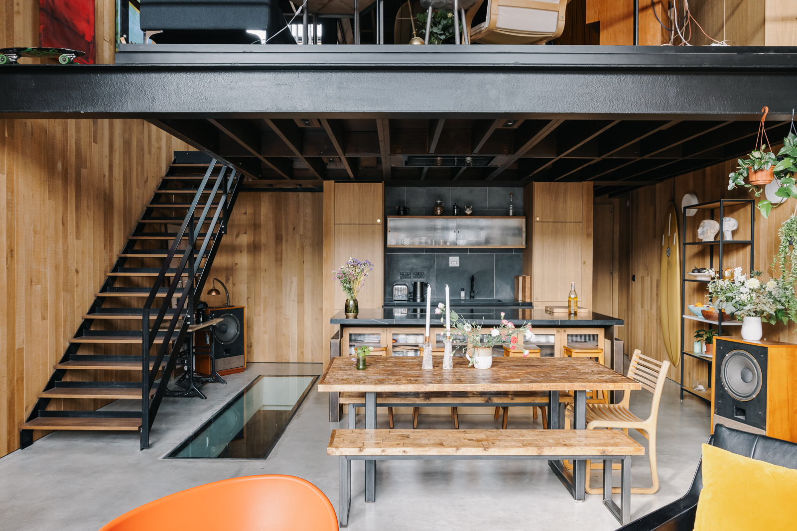 cuisine loft vintage