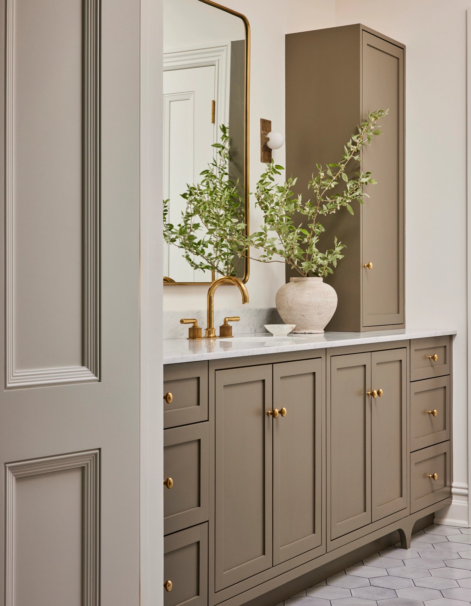 salle de bain style shaker