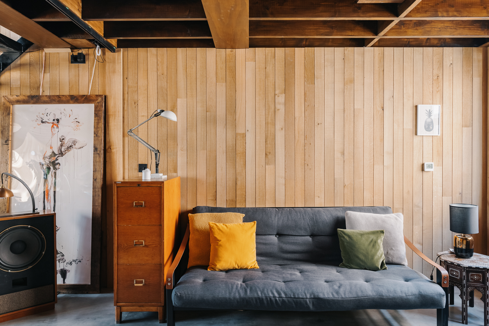 bureau loft vintage