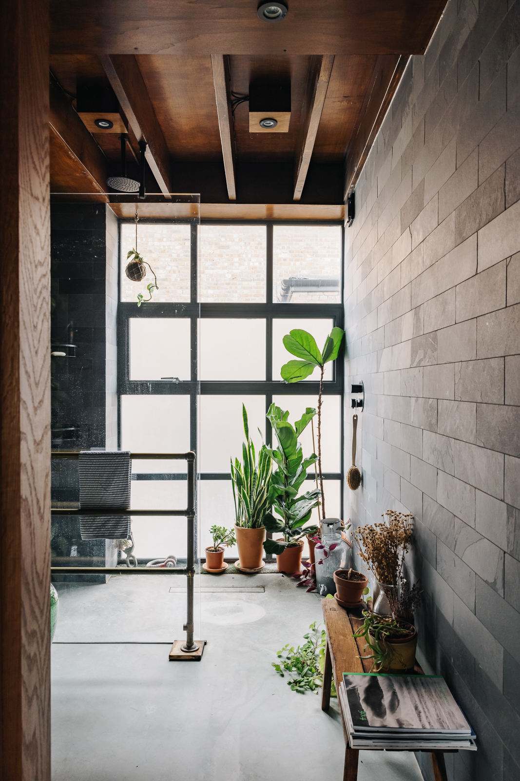 salle de bain appartement style industriel