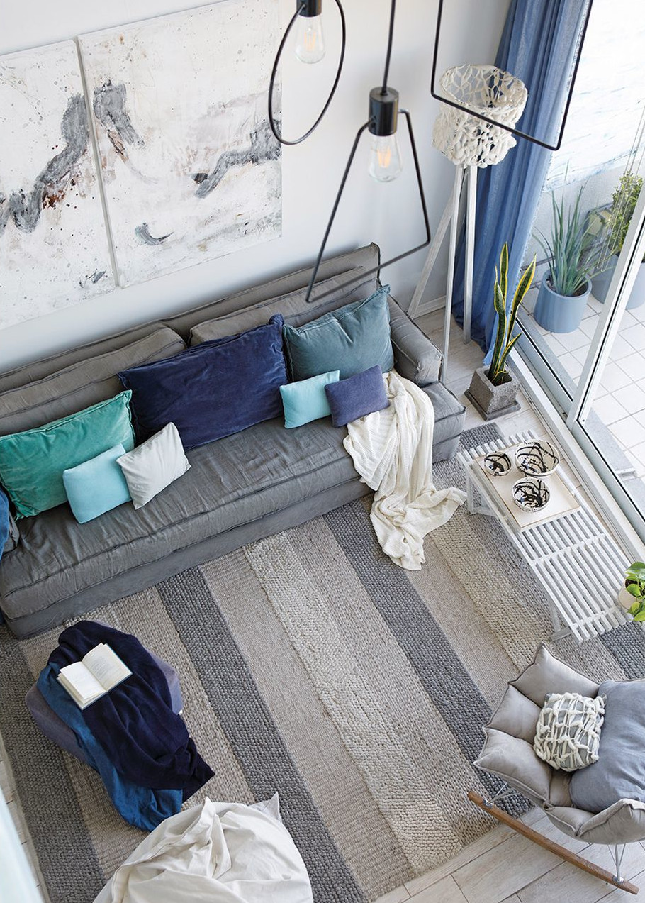 salon appartement en duplex