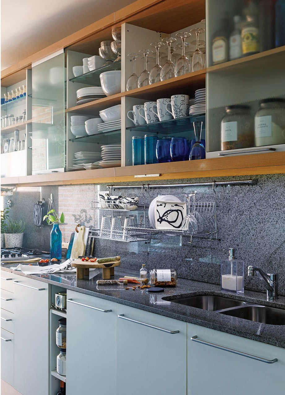 cuisine design bleue