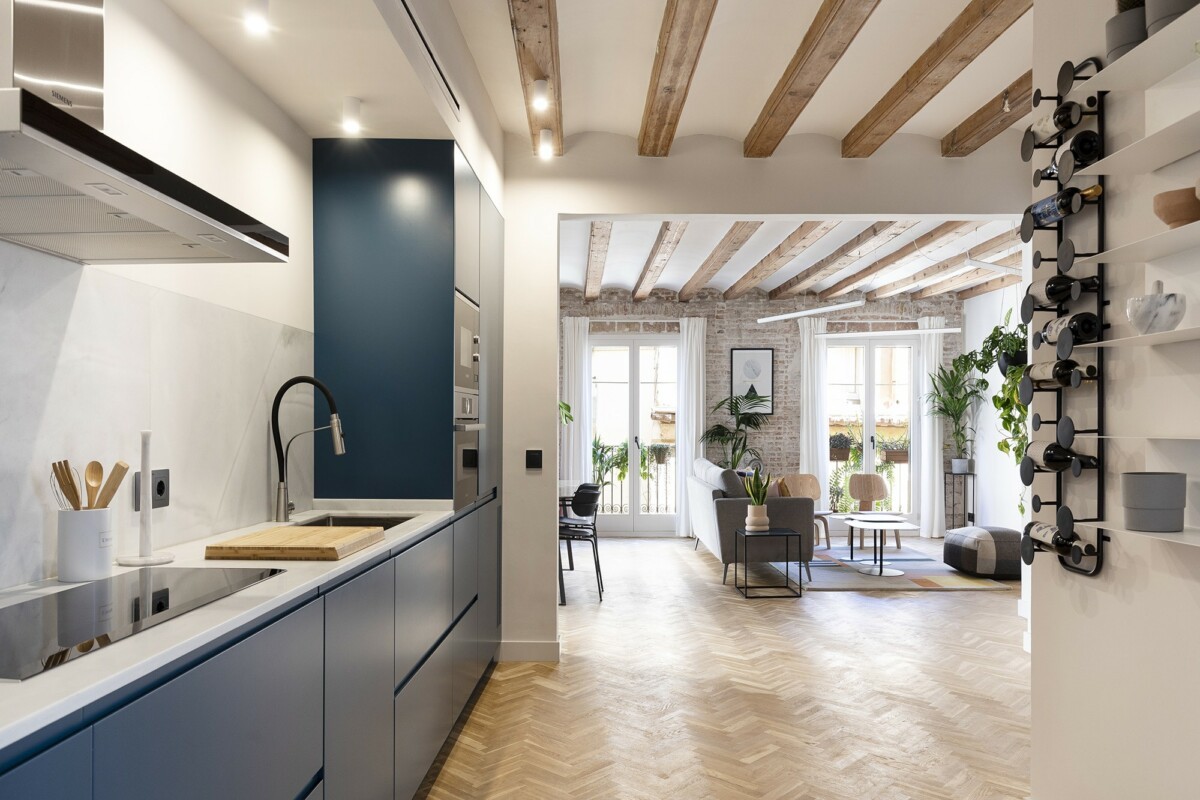 cuisine design appartement ancien rénové cuisine design appartement ancien rénové