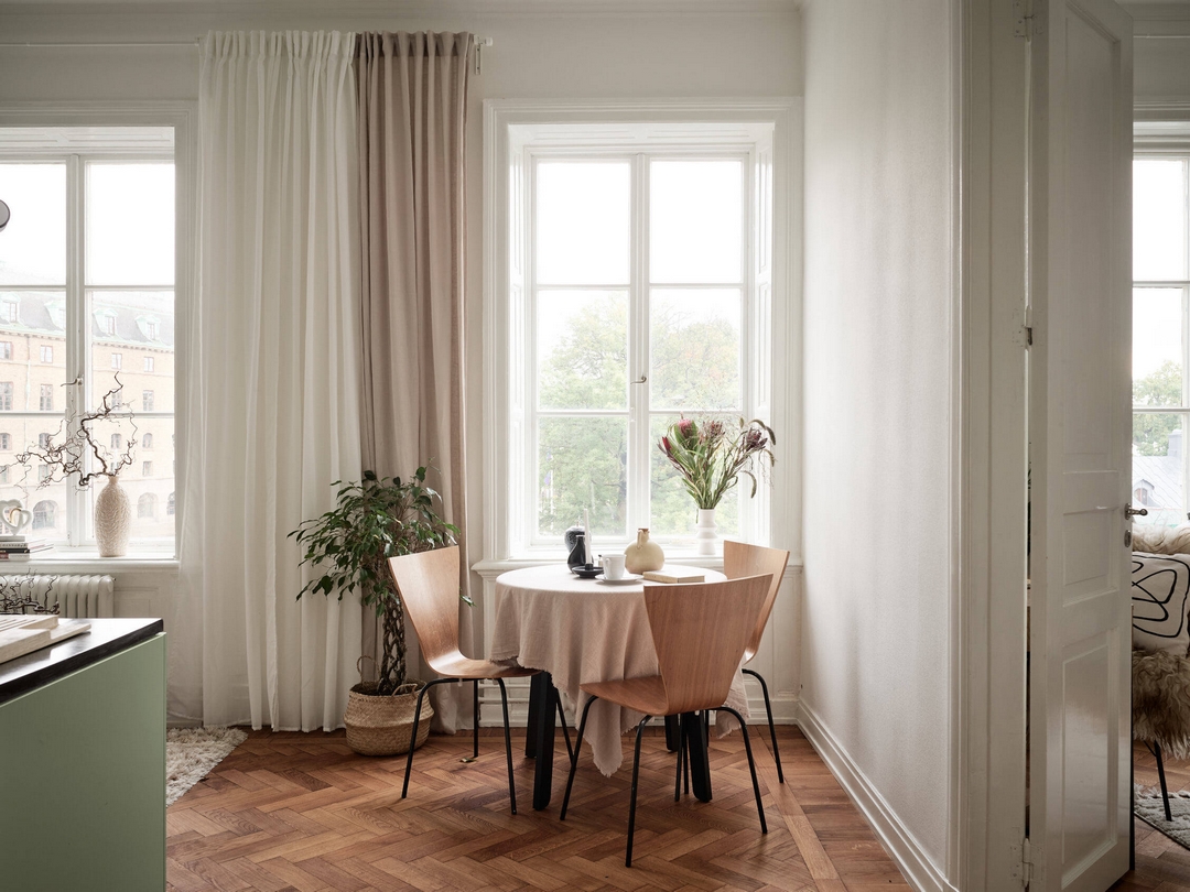 salon avec cuisine ouverte
