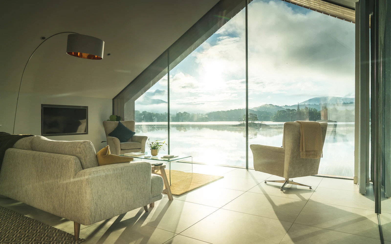 salon maison en bois design Boathouse