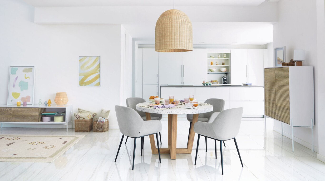cuisine blanche minimaliste
