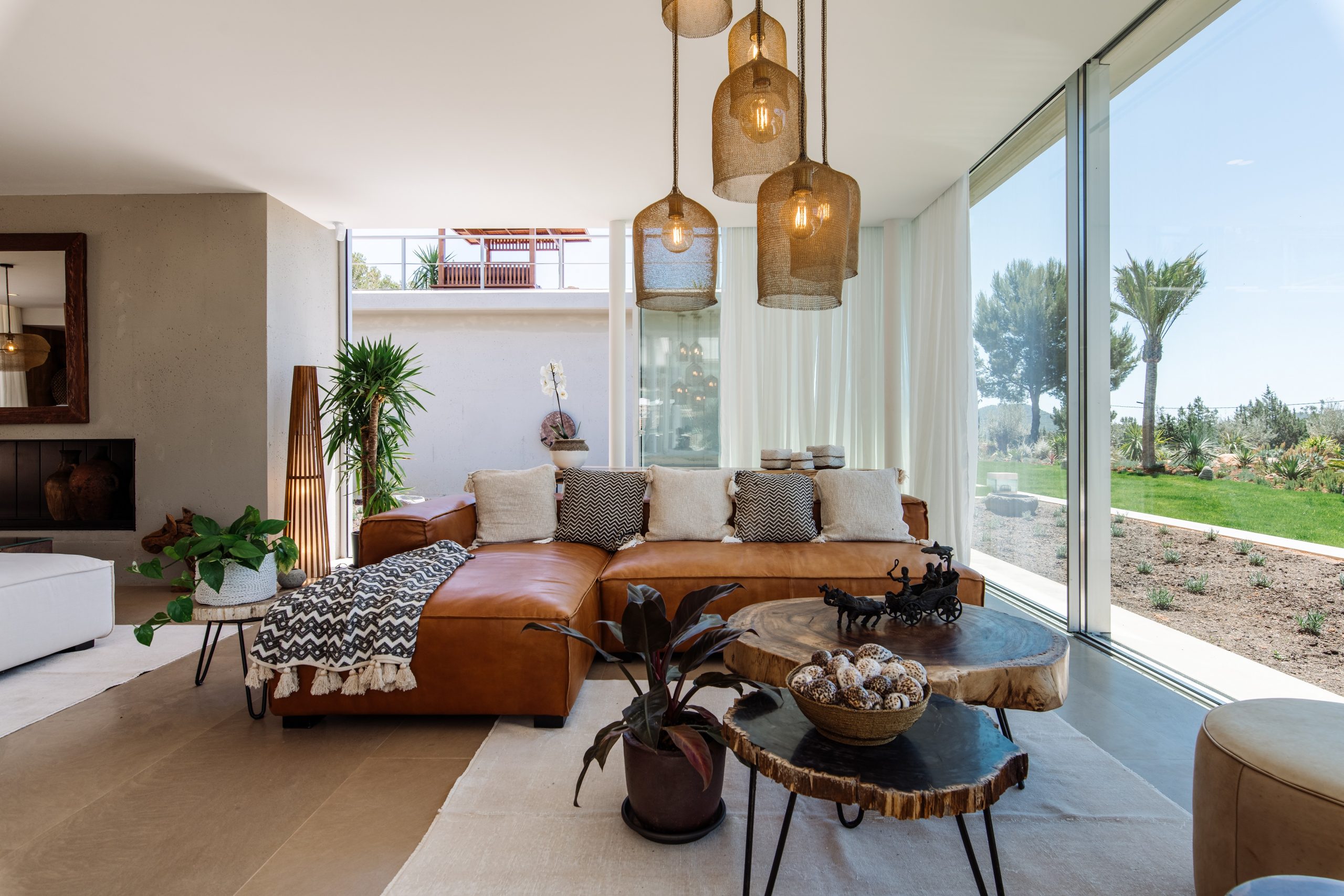 salon maison d'architecte Ibiza