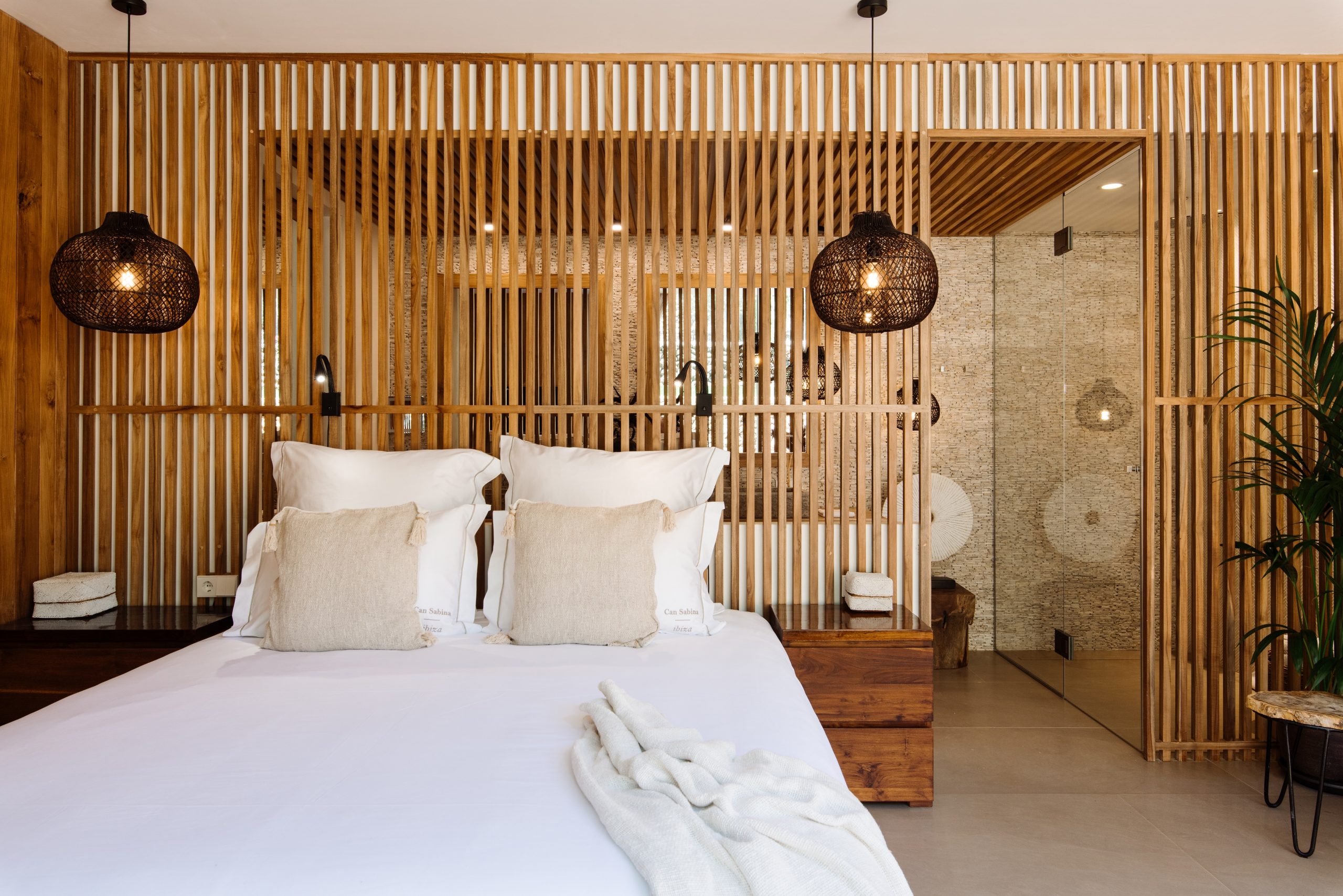 chambre design bois