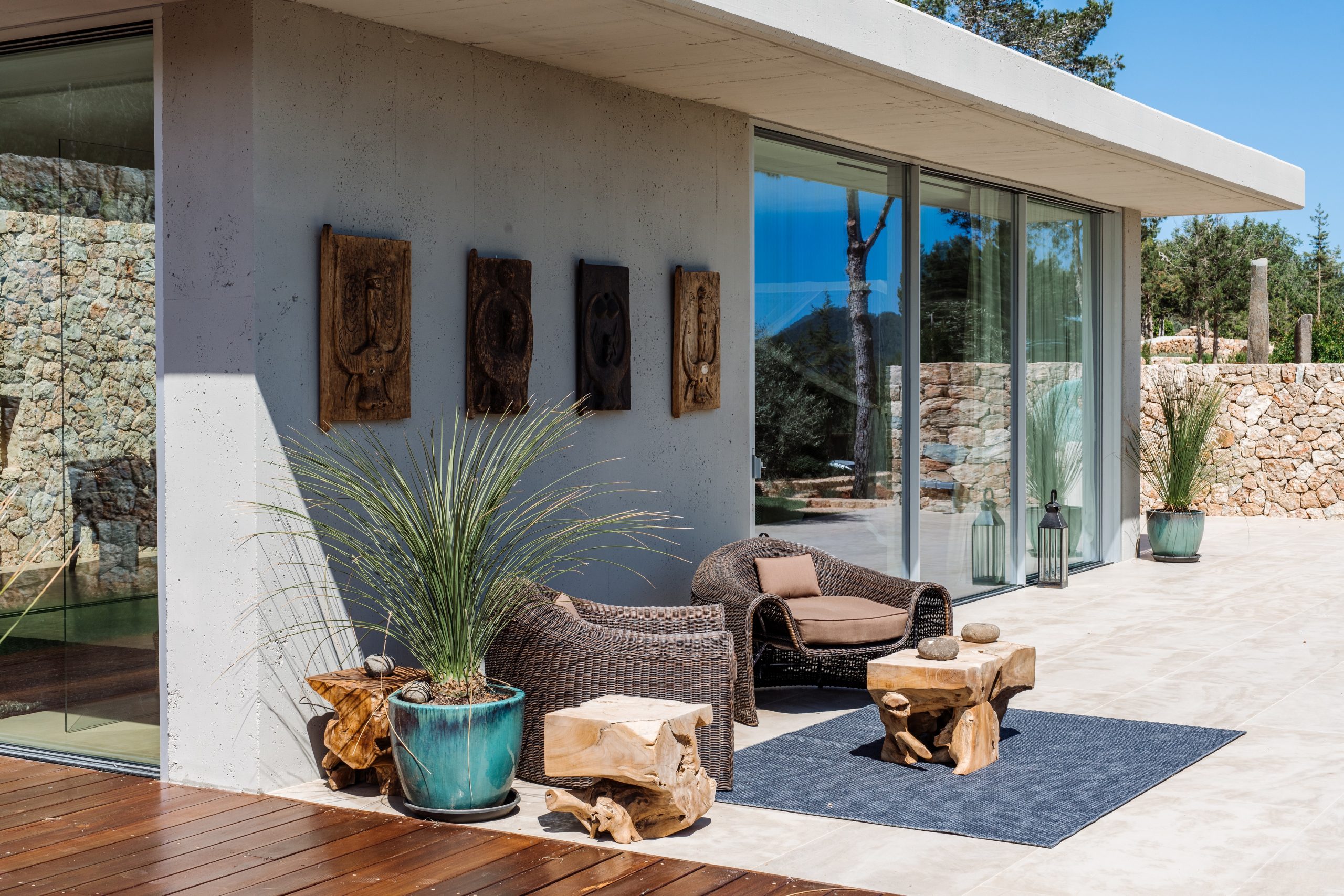 façade maison d'architecte Ibiza