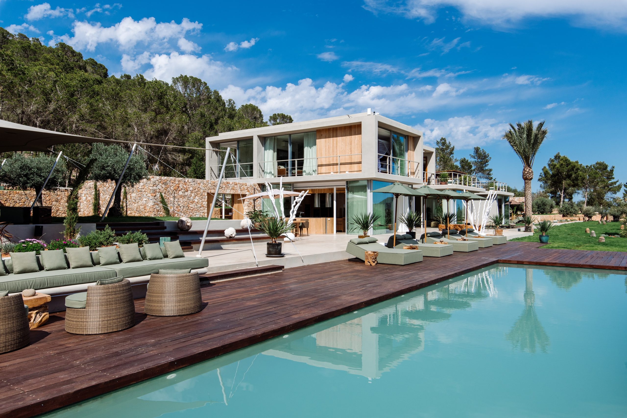 façade maison d'architecte Ibiza