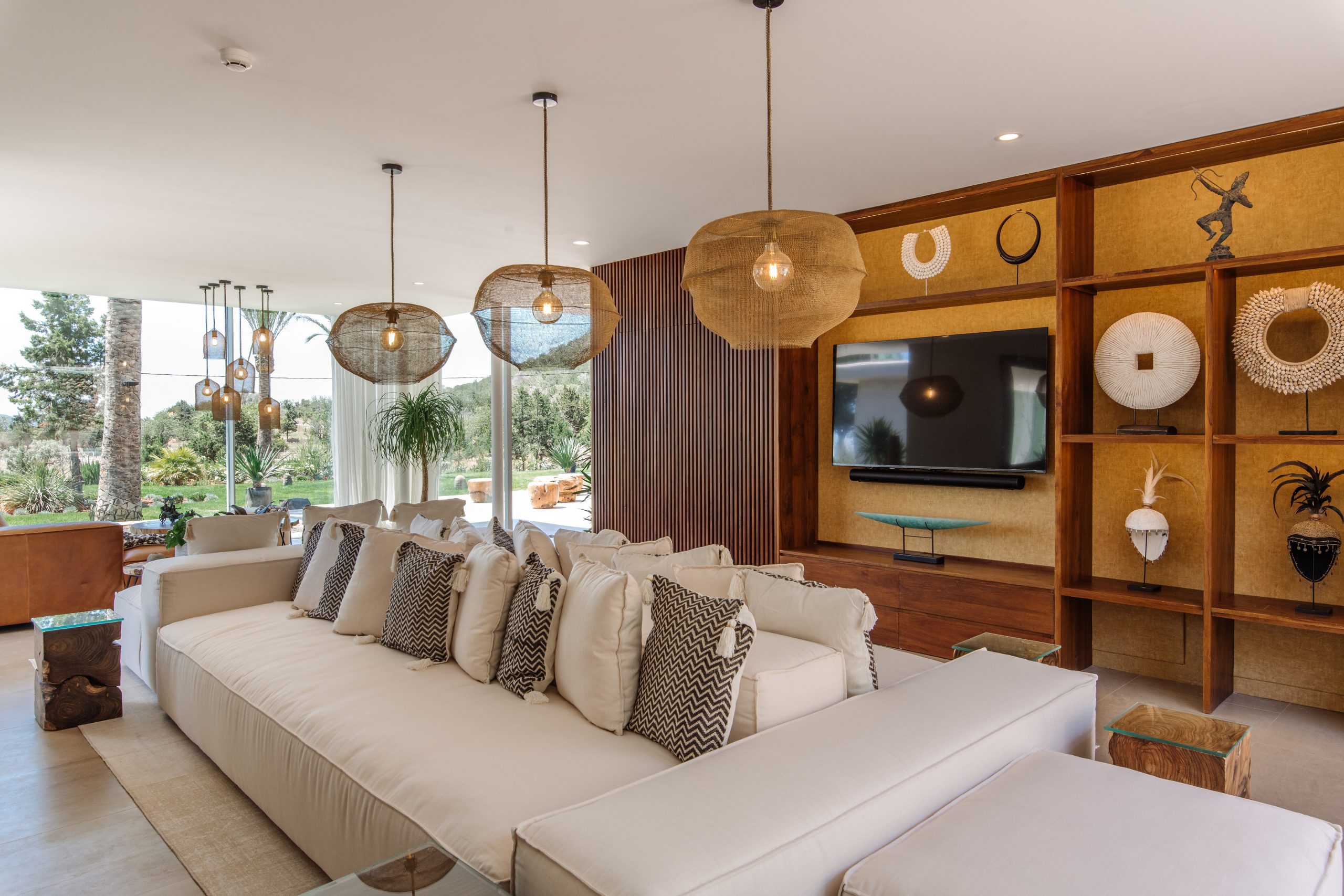 salon maison d'architecte Ibiza
