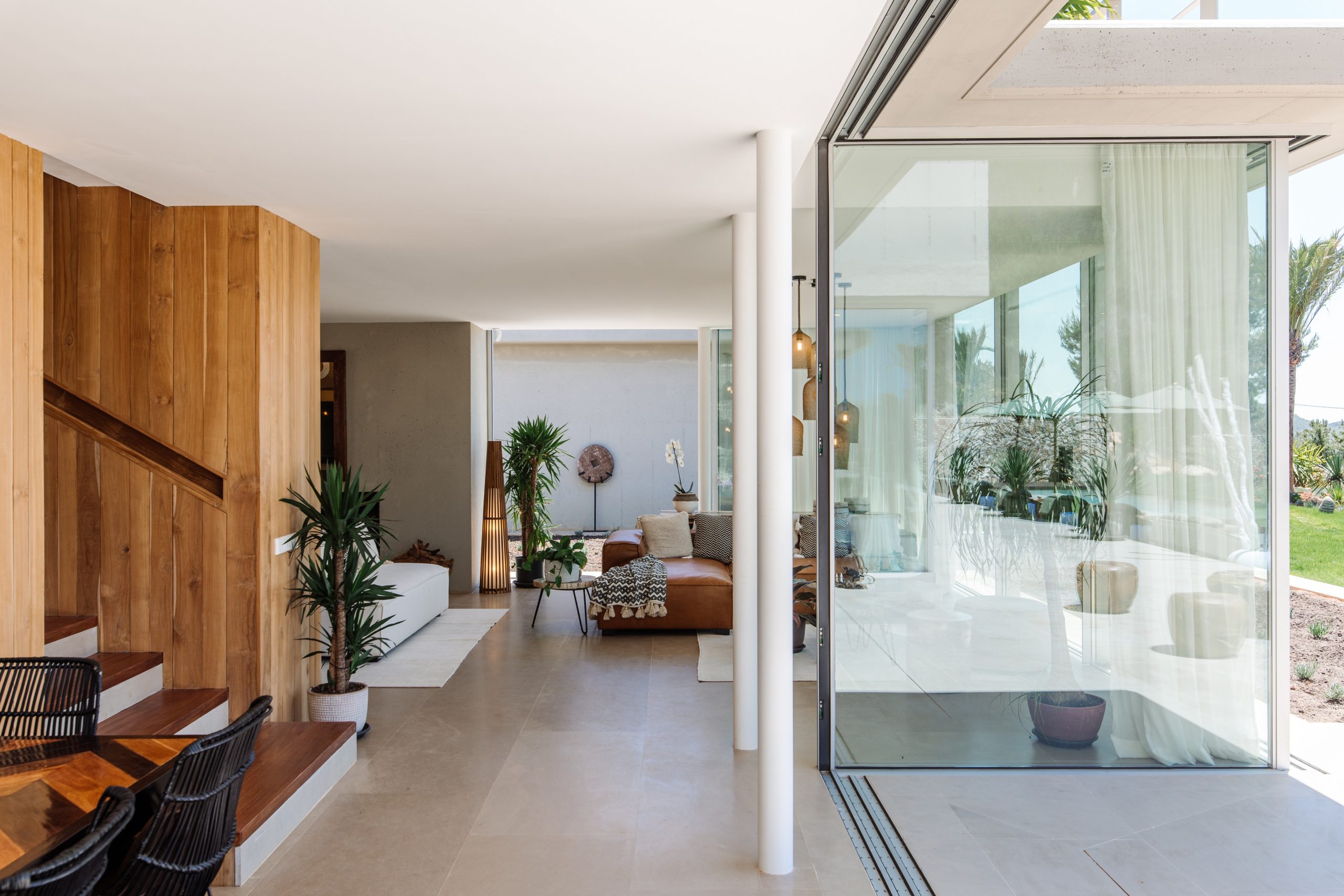 salon maison d'architecte Ibiza