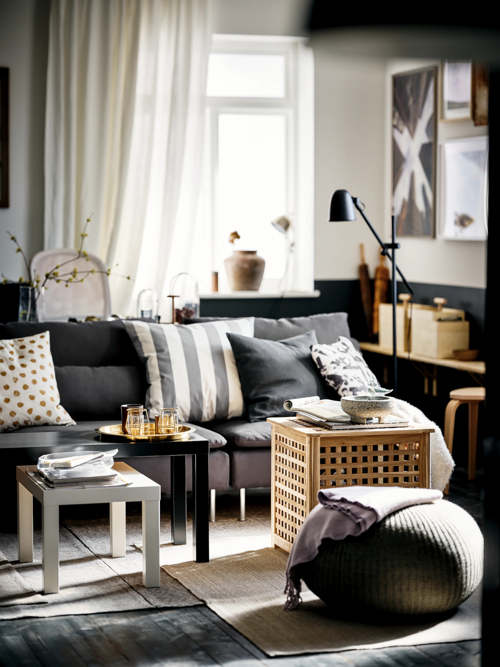 salon aménagé par IKEA salon aménagé par IKEA
