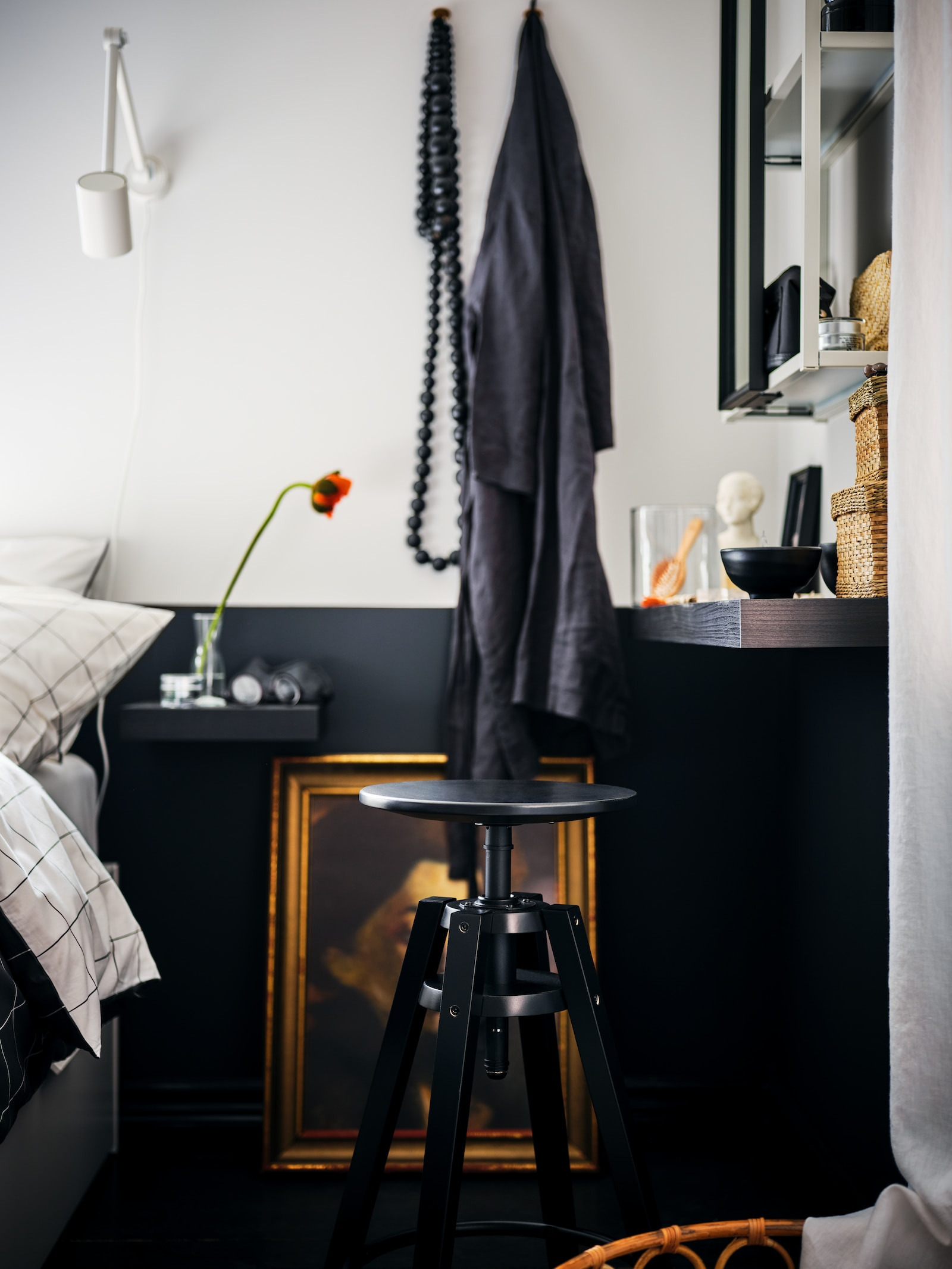 chambre noire et blanche IKEA chambre noire et blanche IKEA
