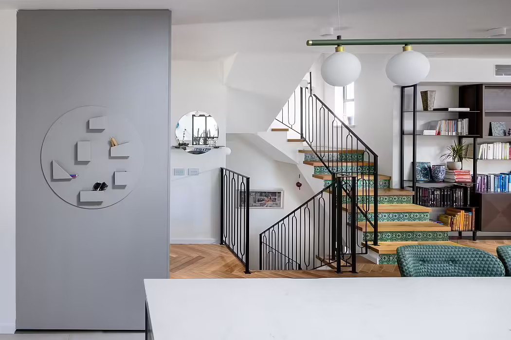 escalier carrelage