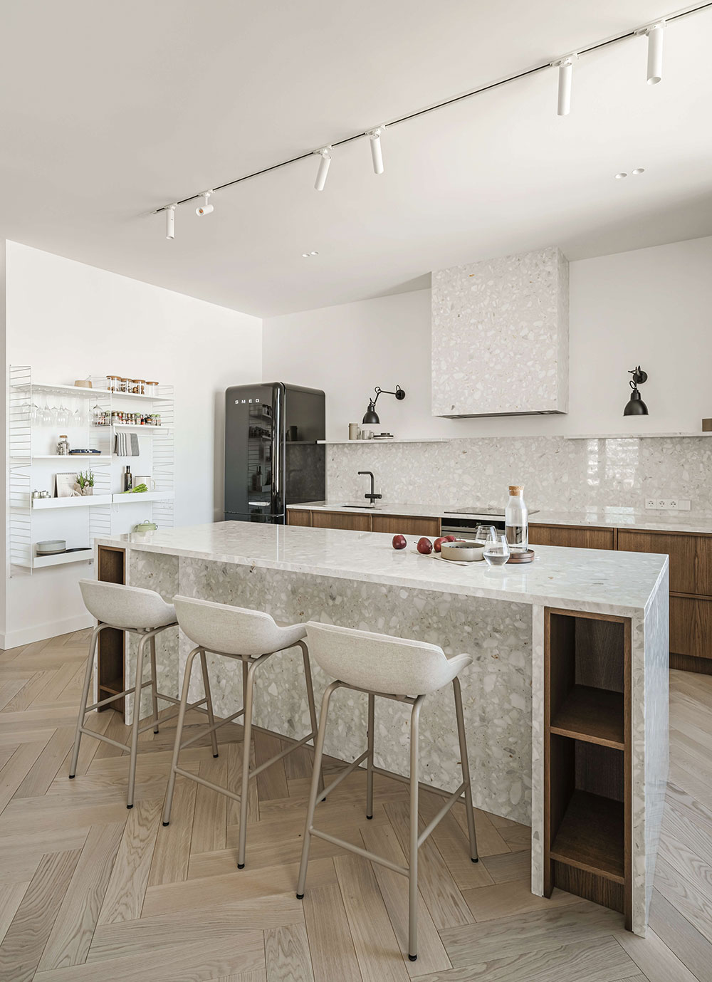 cuisine avec îlot décoration design