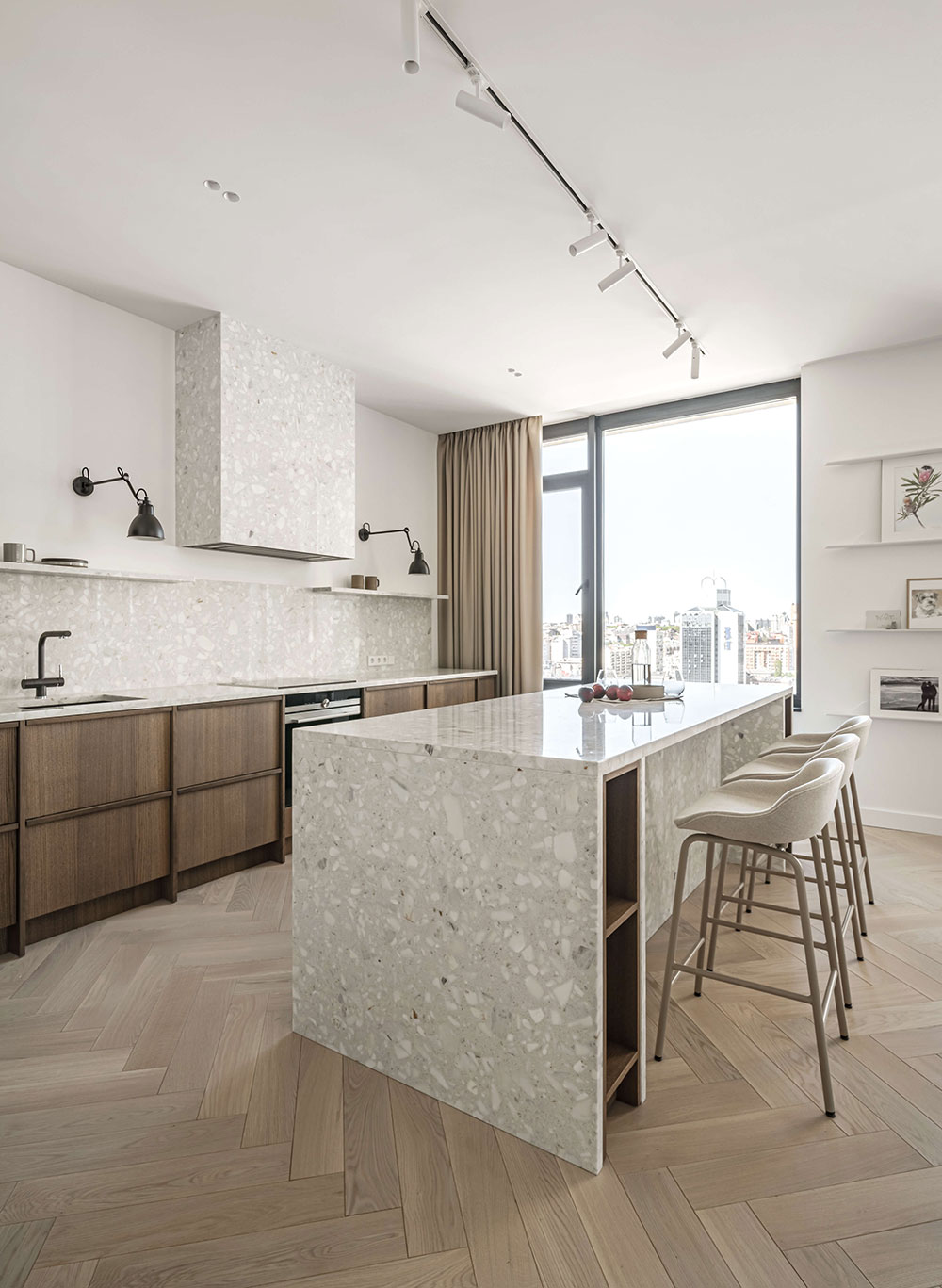 cuisine avec îlot décoration design