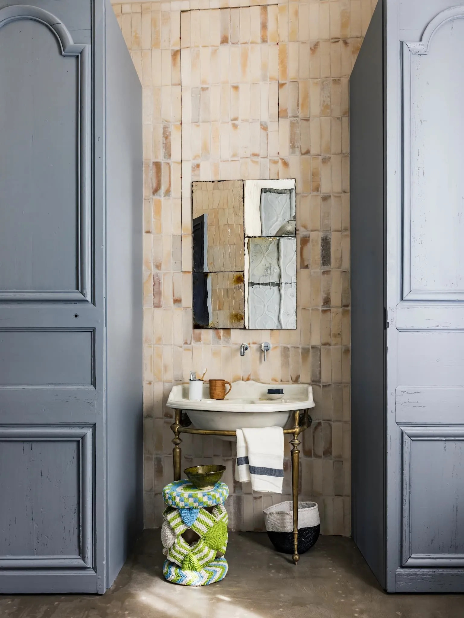 salle d'eau vintage