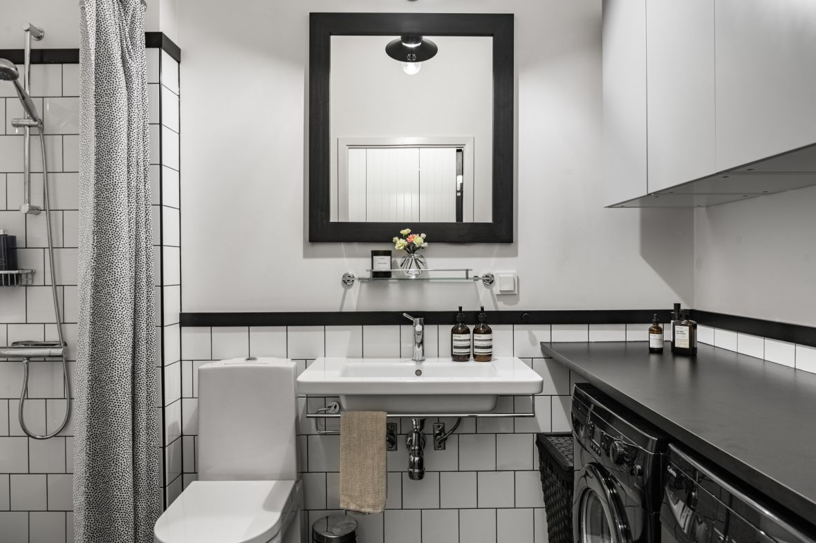 salle de bain noire et blanche salle de bain noire et blanche