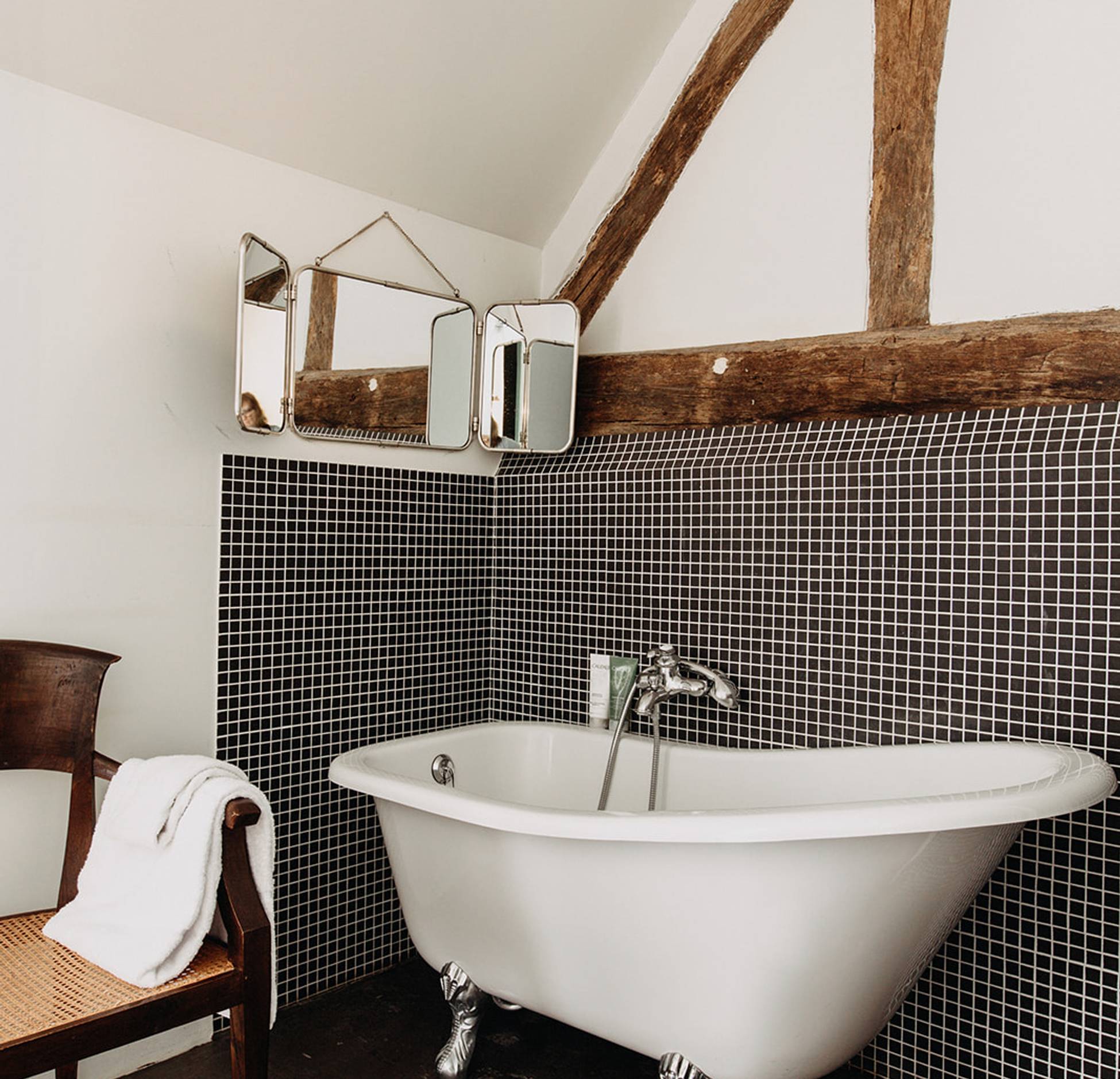salle de bain vintage avec colombage salle de bain vintage avec colombage