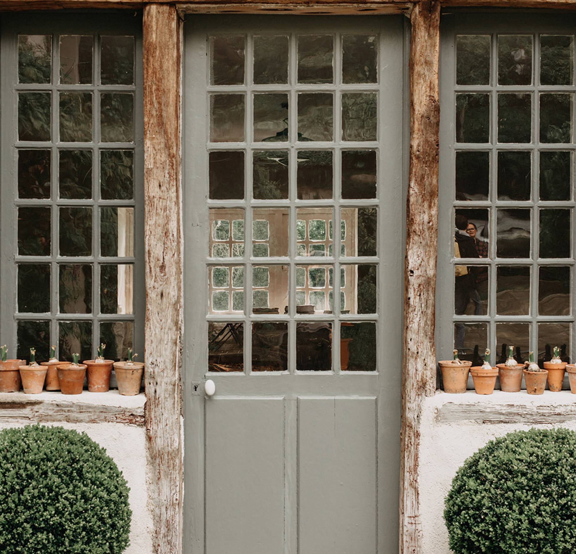 entrée maison en pierres Giverny entrée maison en pierres Giverny