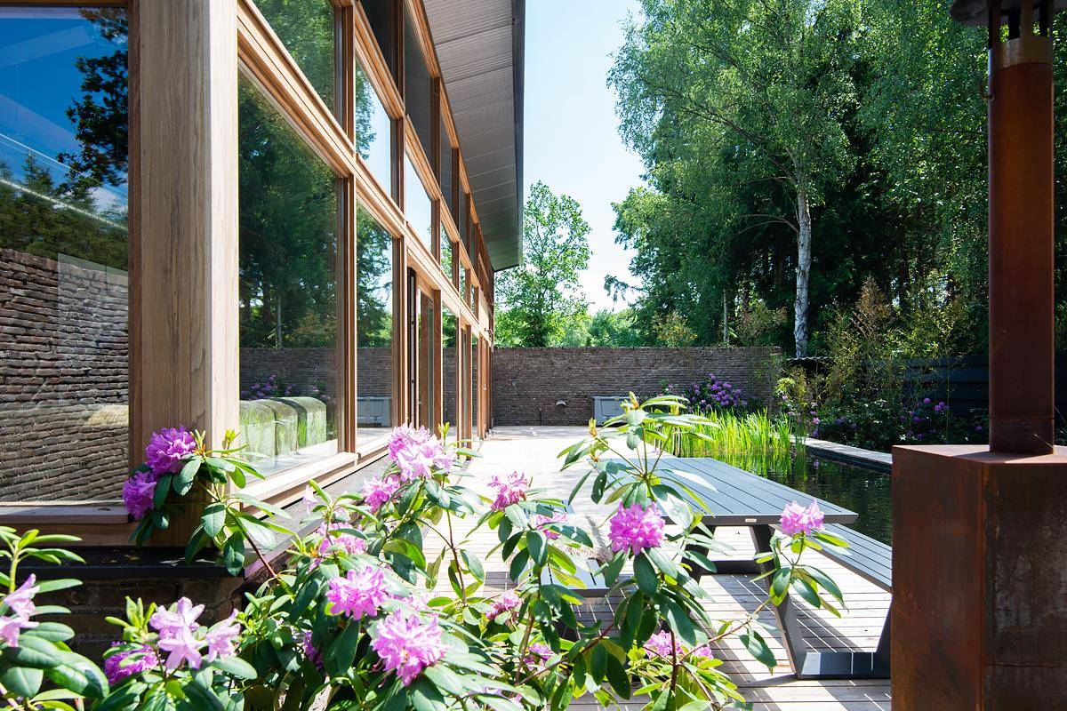 façade vitrée maison d'architecte 