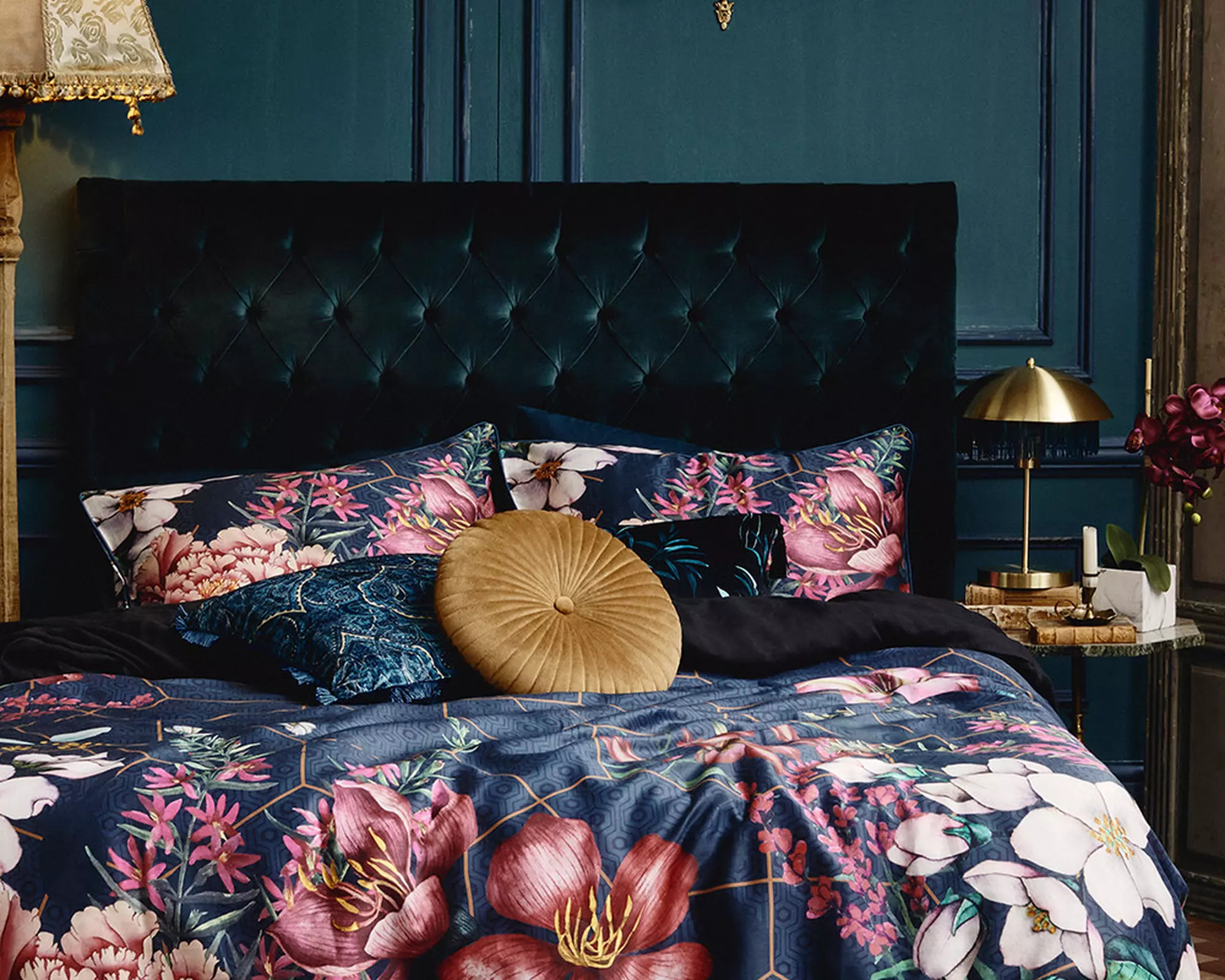 chambre décoration sombre