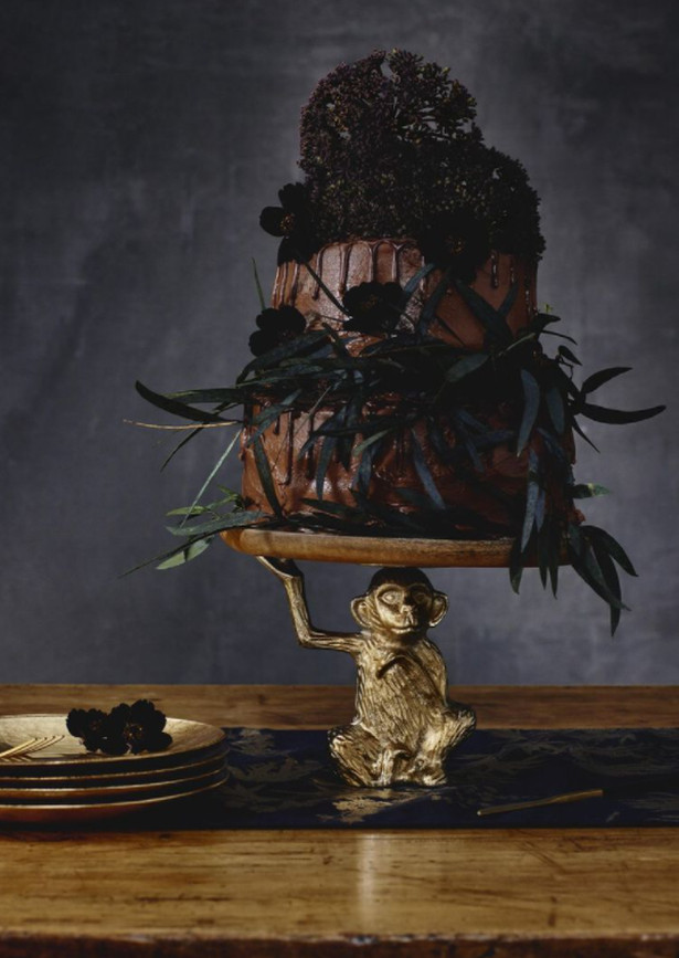 présentoir à gâteaux singe