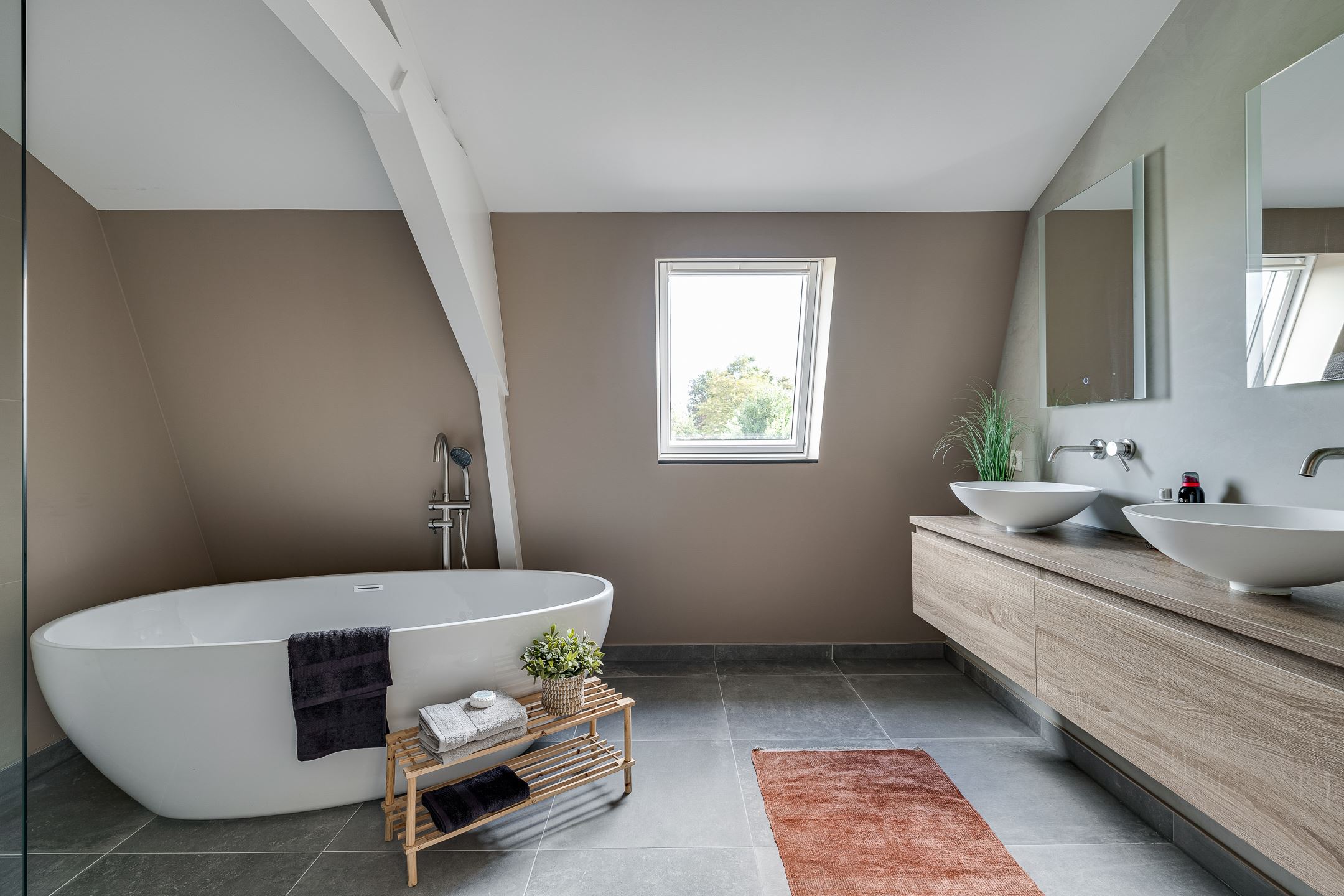 salle de bain design décoration naturelle