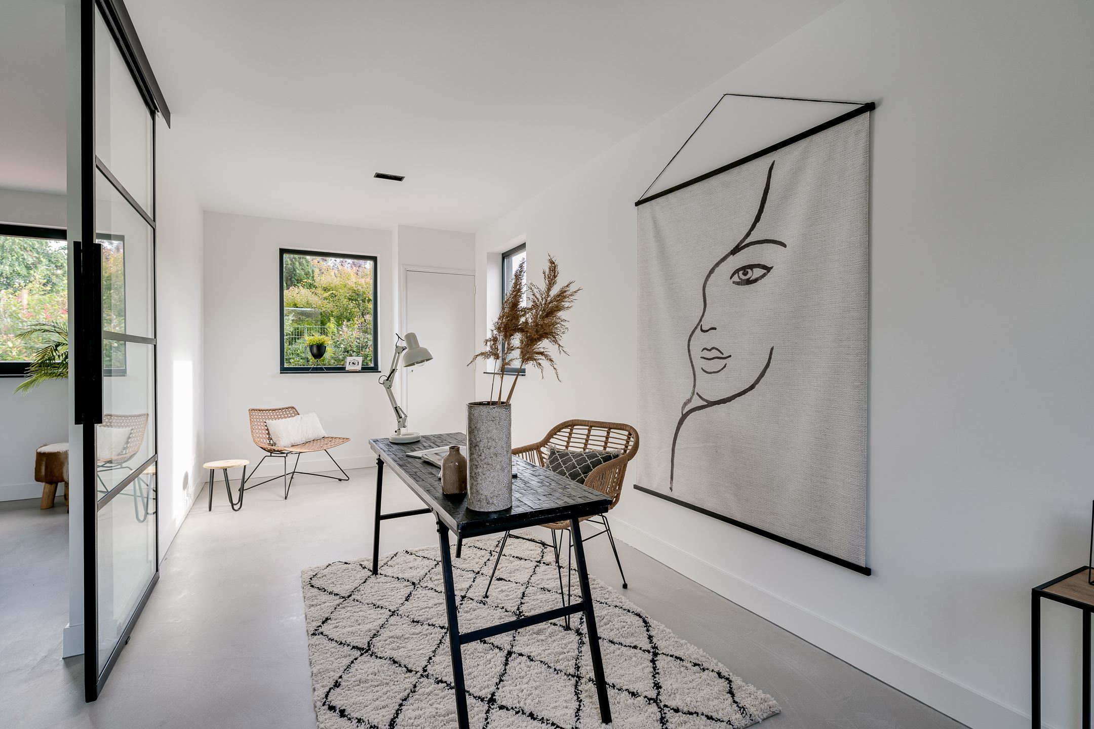 bureau décoration design maison contemporaine