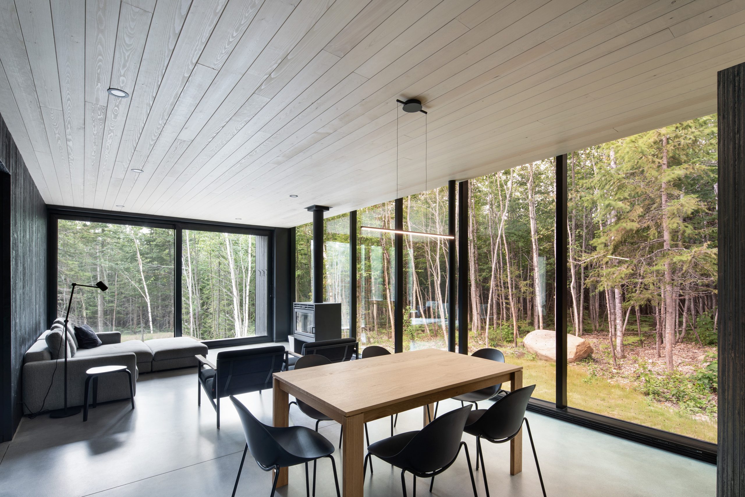 salon maison d'architecte