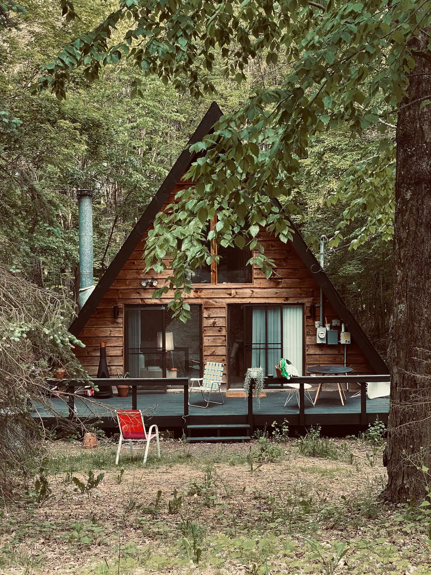 façade maison A-Frame façade maison A-Frame