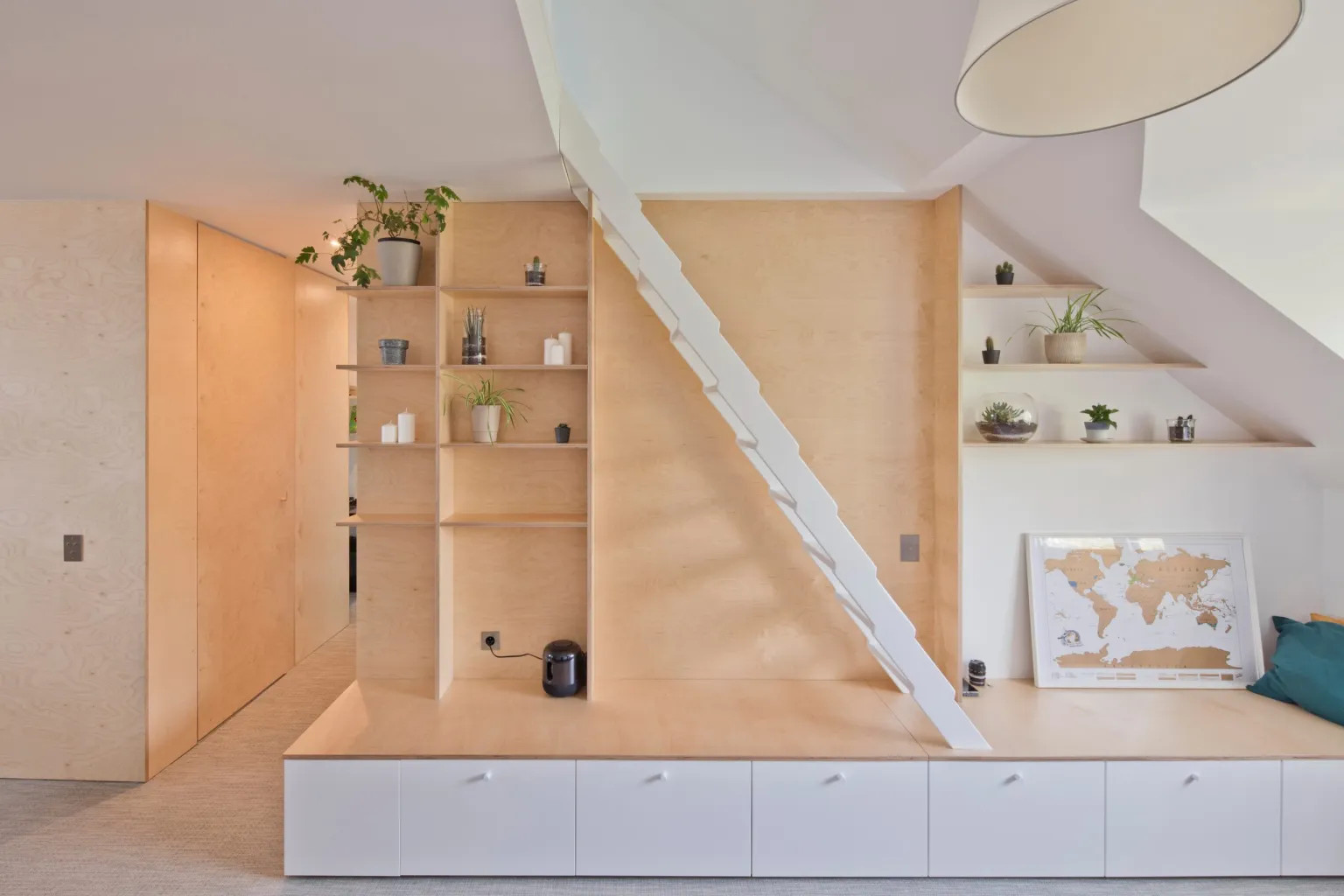 bibliothèque sur mesure blanc et bois bibliothèque sur mesure blanc et bois