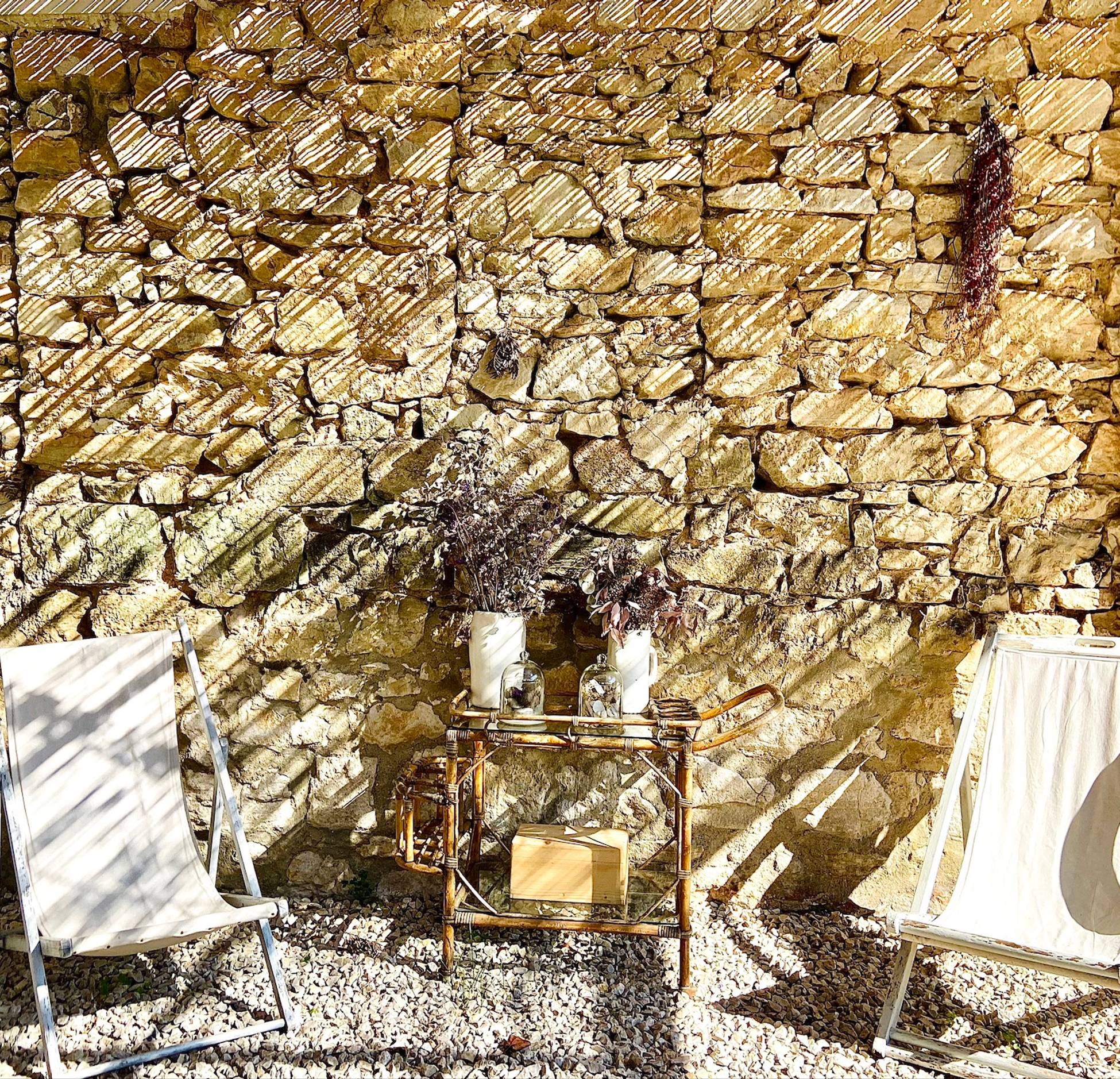 terrasse maison en pierres Provence terrasse maison en pierres Provence