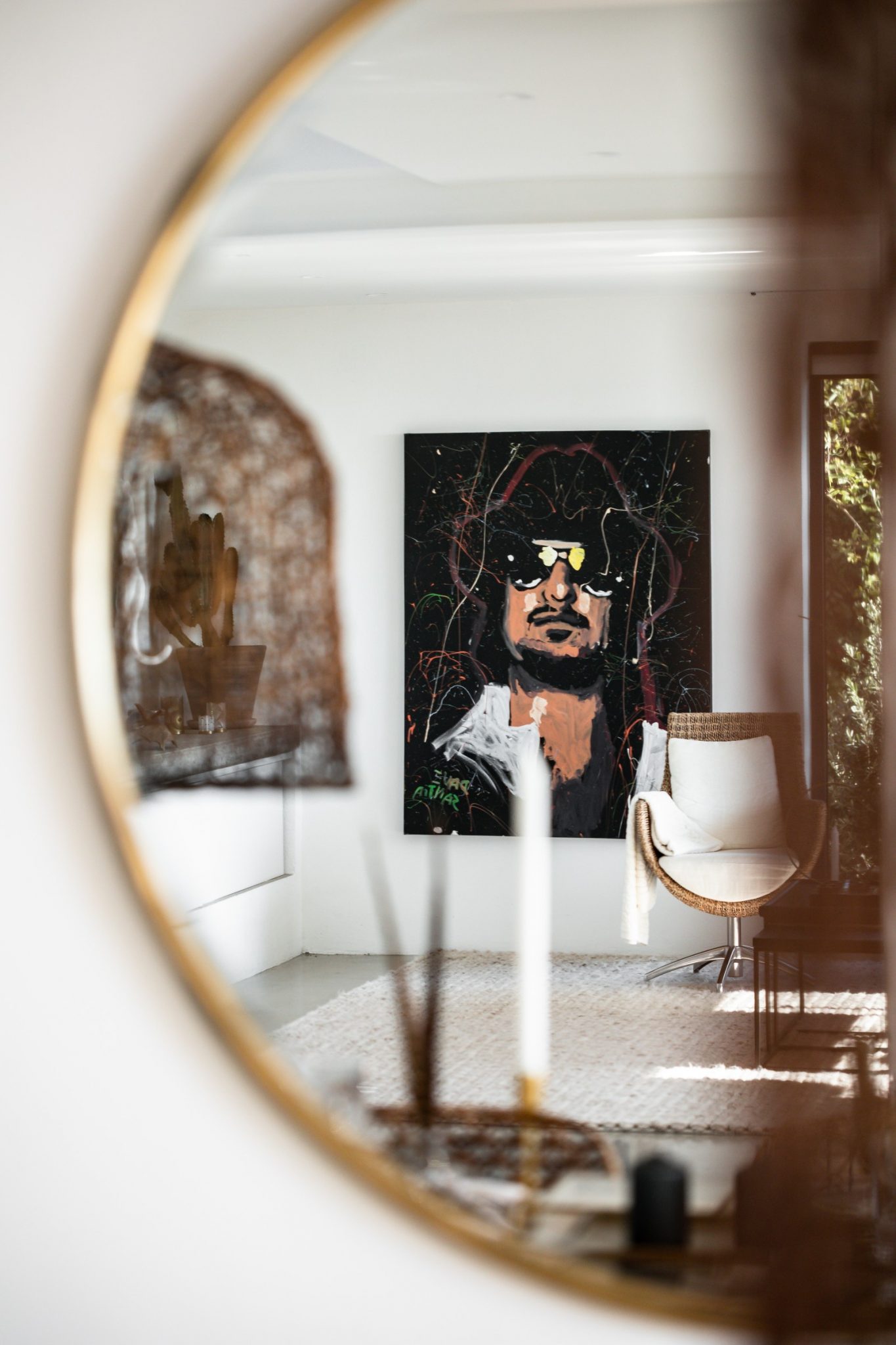 salon maison contemporaine