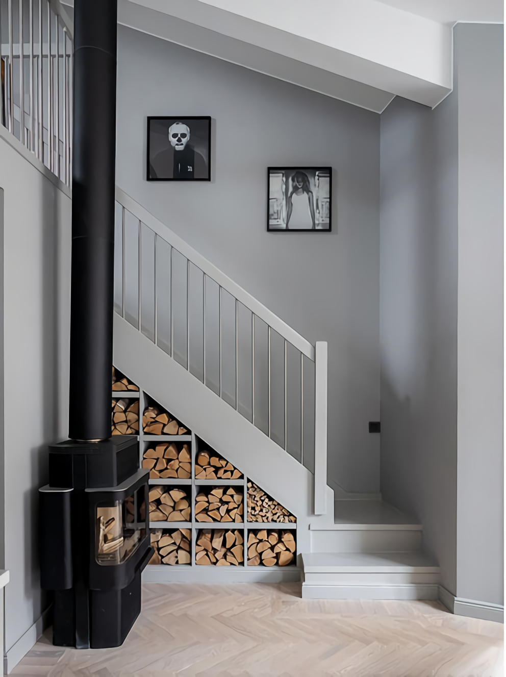 escalier appartement en duplex