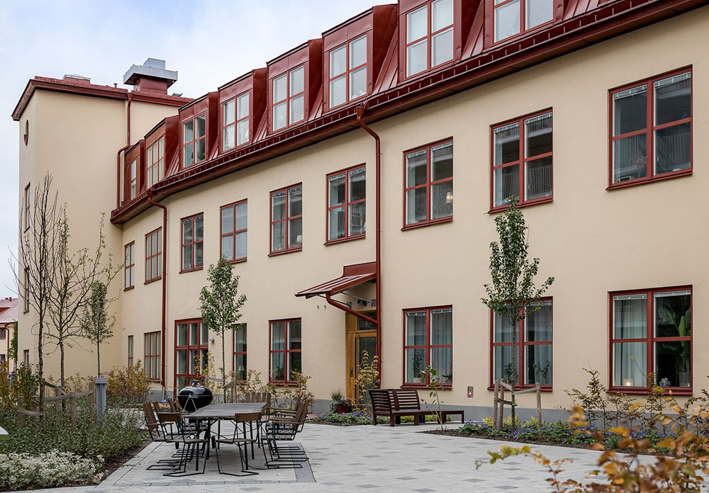 façade immeuble Suède