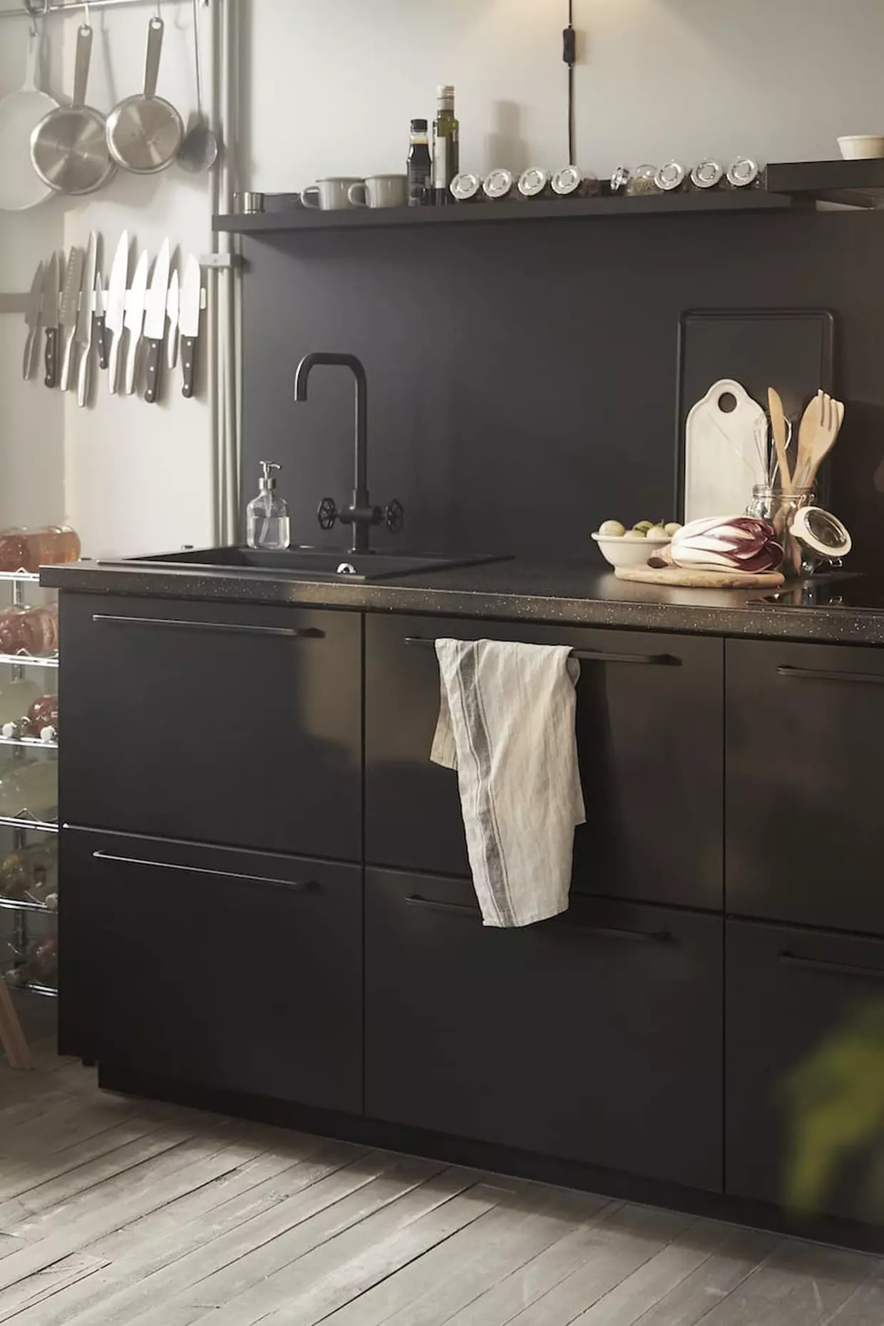 cuisine design noire