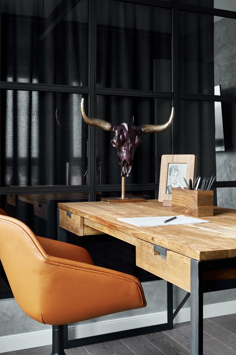 bureau décoration style loft