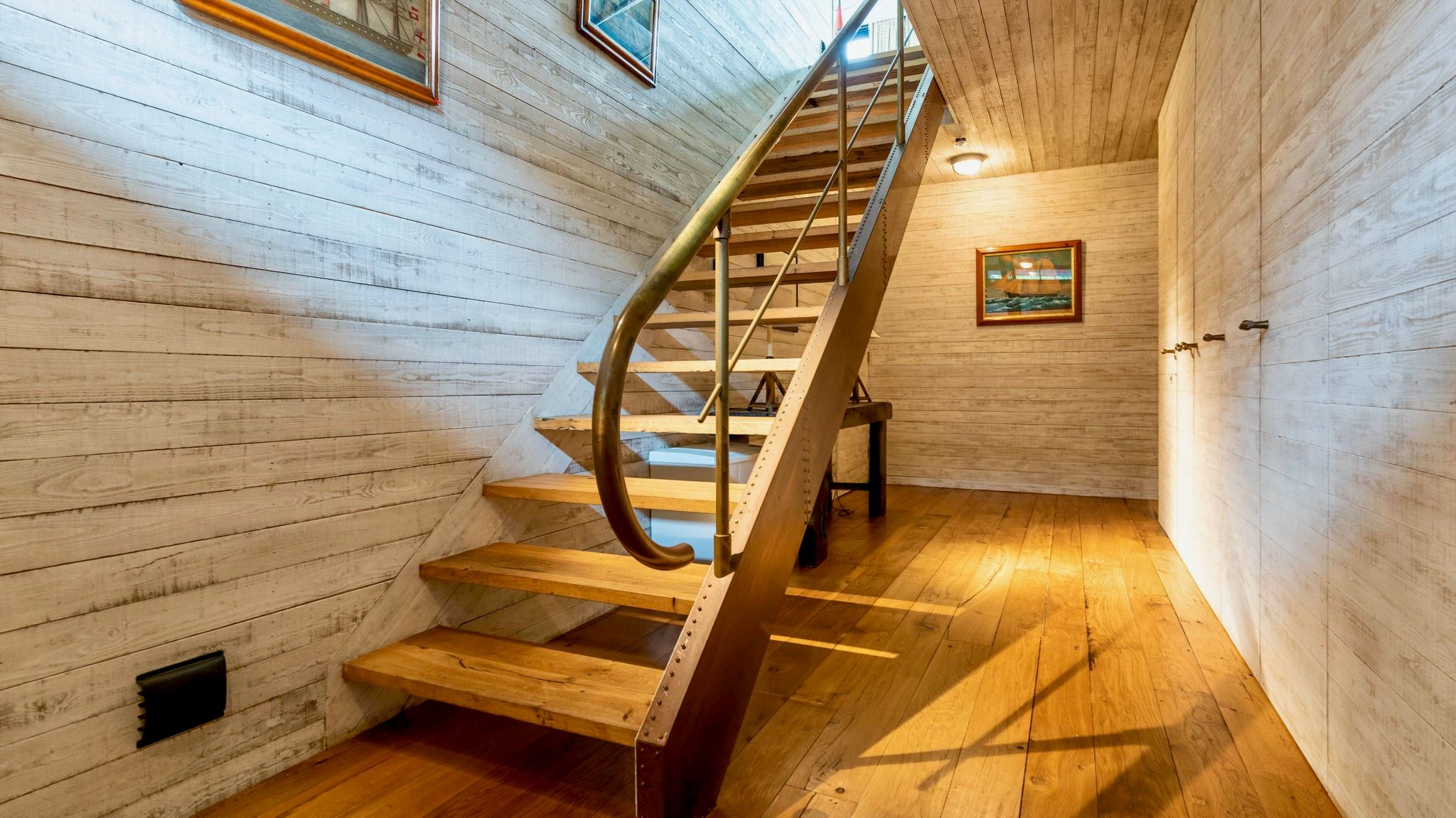 escalier bois rampe en cuivre escalier bois rampe en cuivre