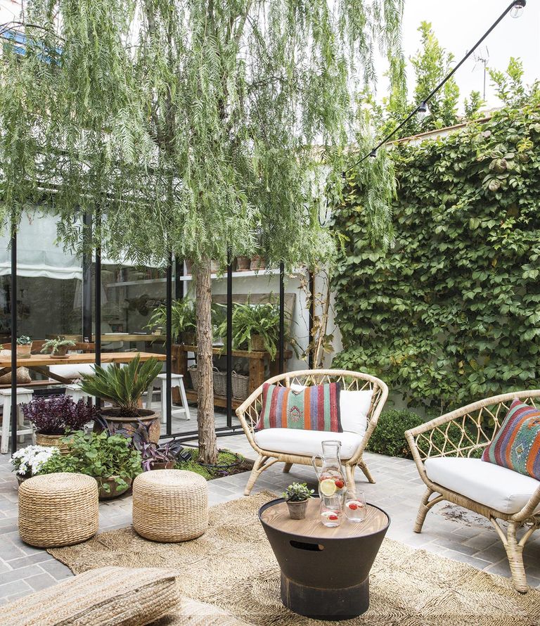 terrasse pavée