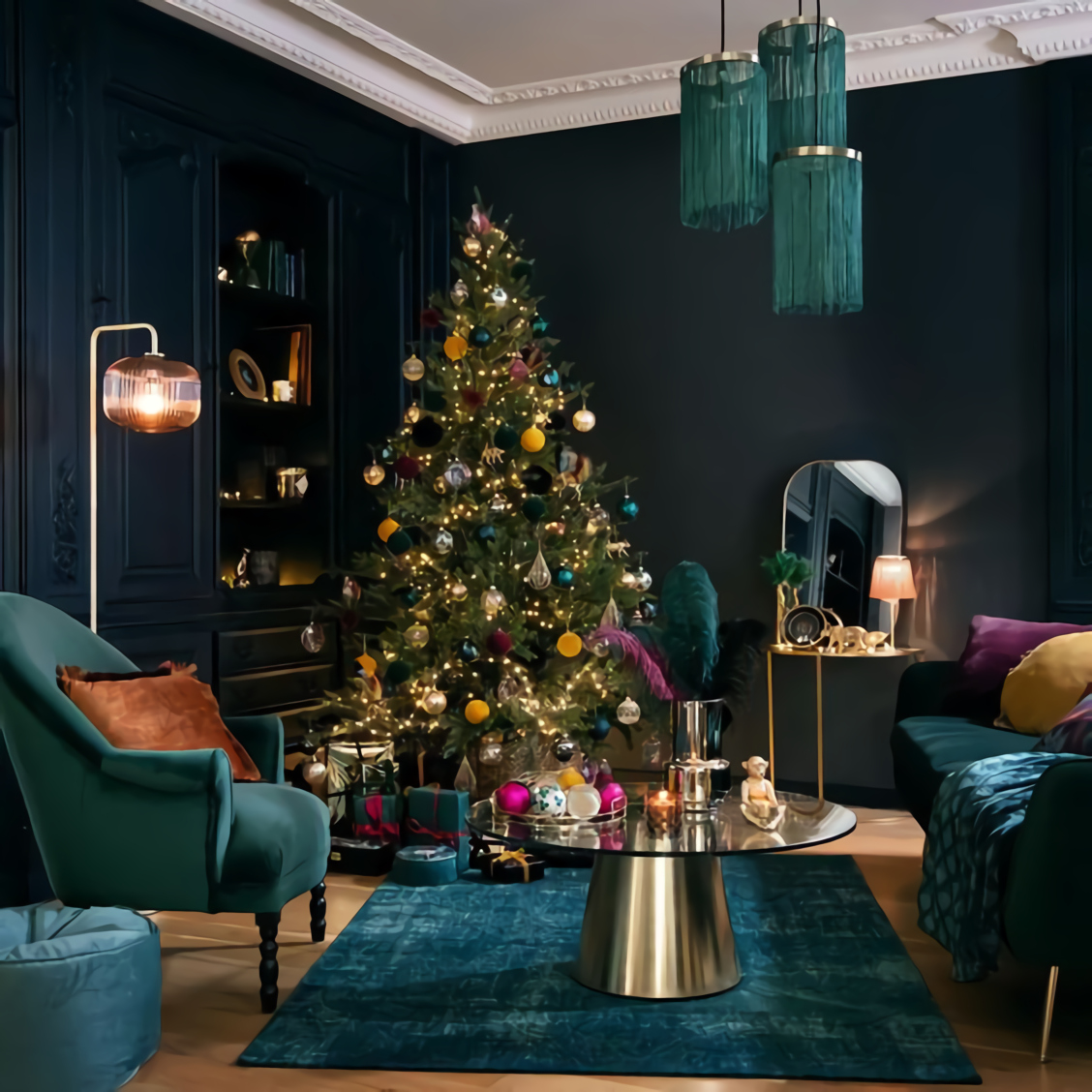 salon décoration Noël Maisons du Monde