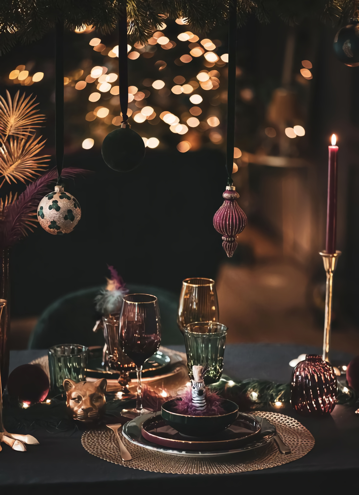 table décoration fêtes 2021